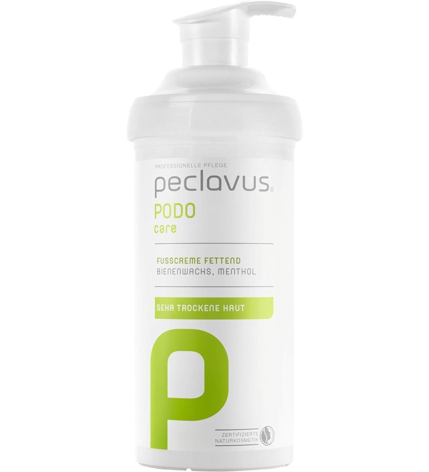 Peclavus PODOcare foot cream 500 ml with beeswax and menthol