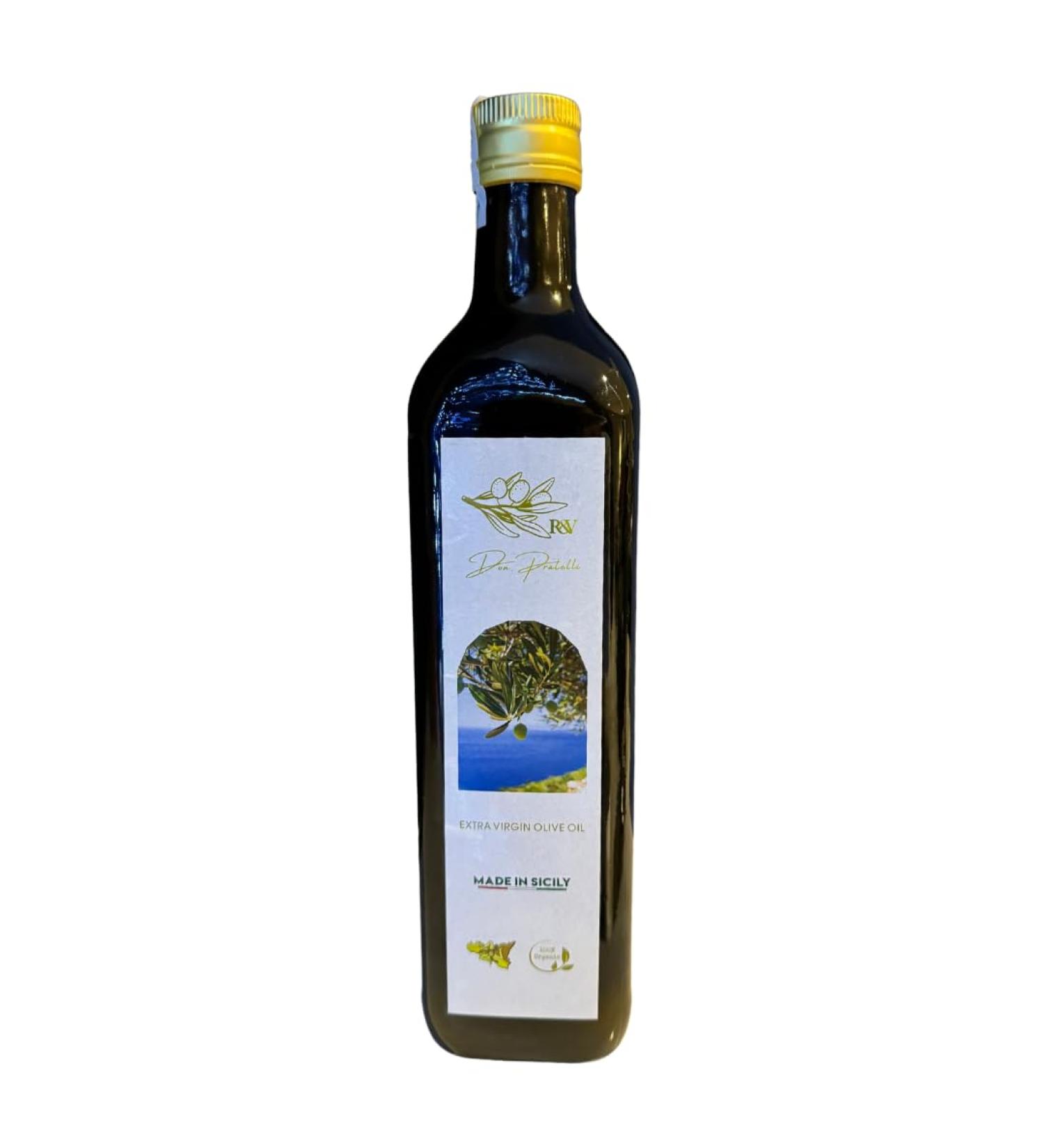 Don. Pratelli Extra Virgin Olive Oil 100% Italy Blue Edition (500 ML) Sicily Terra Nostra 500 Milligrams - Buy Online on GoSupps.com