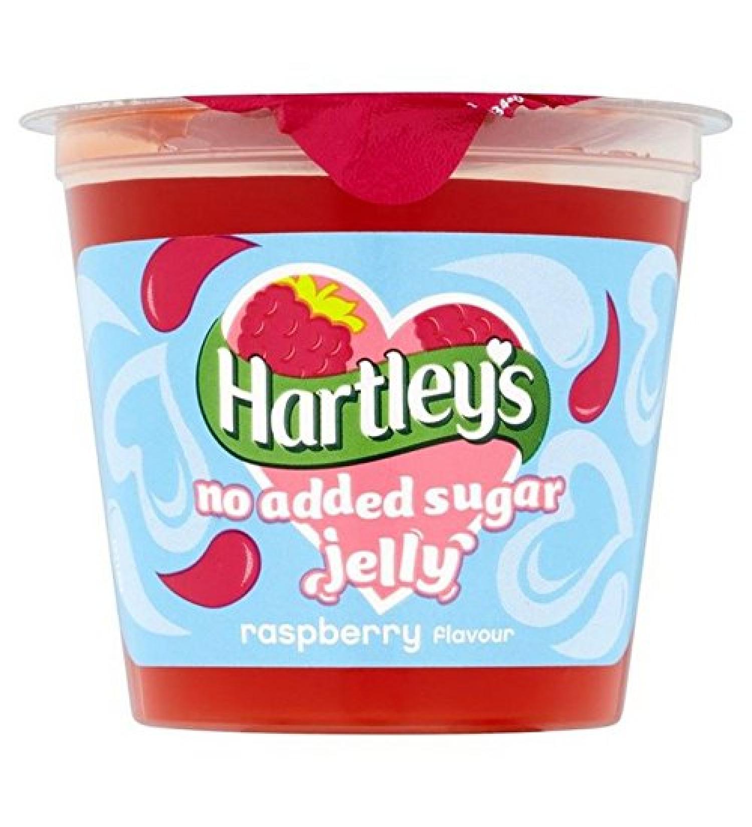 Hartleys Low Raspberry Jelly 115g (Pack of 6)
