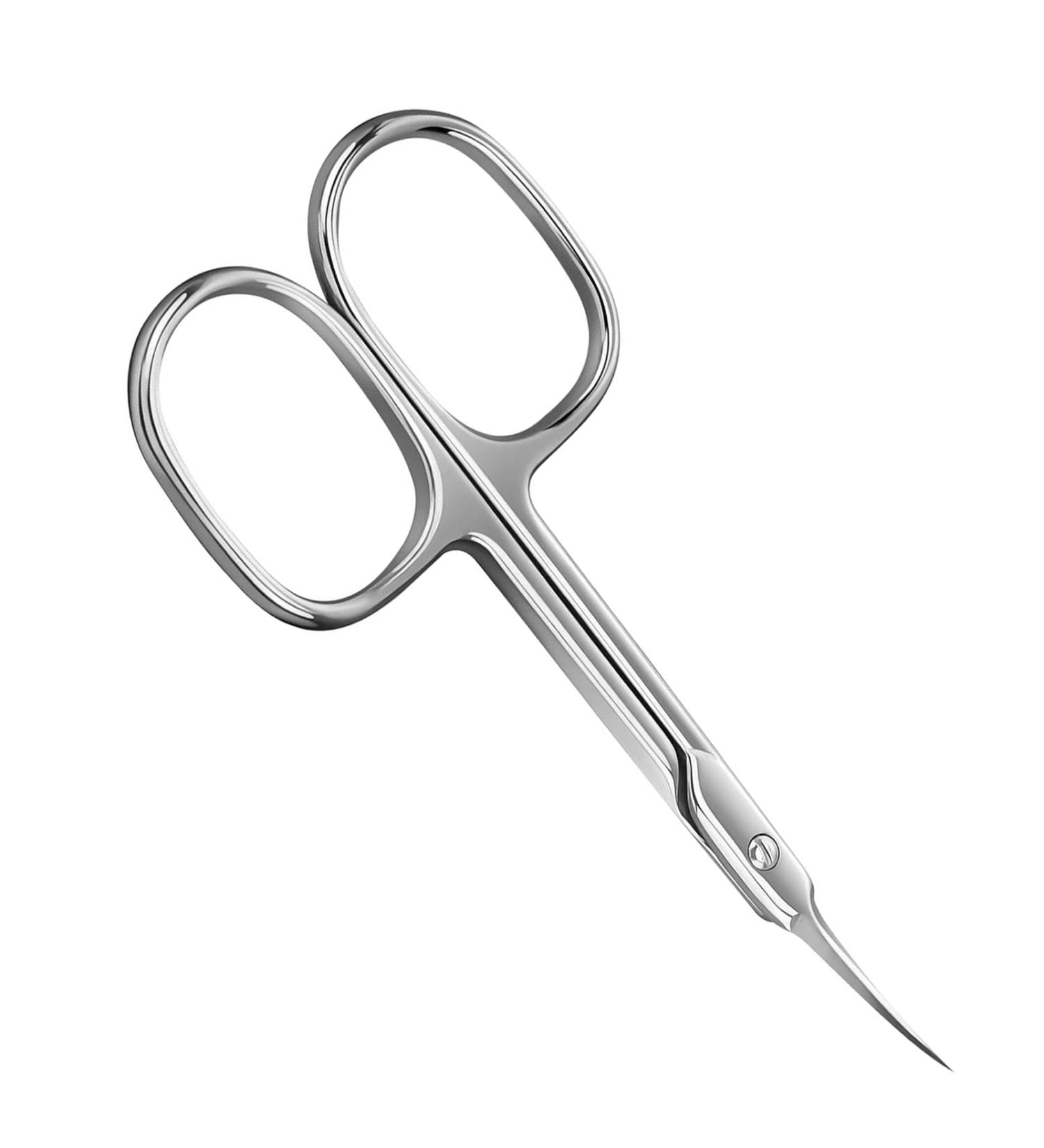 One Piece Super Small Stainless Cuticle Scissors Durable Professional Curved Cuticle Scissors Pedicure Grooming Pointed Beauty Cuticle Scissors for Men and Women - Buy Online on GoSupps.com