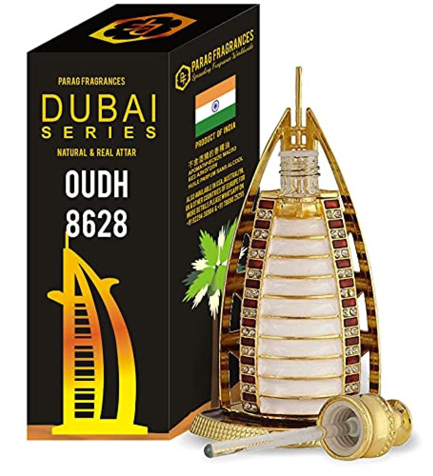 Parag Fragrances Oudh 8628 Attar 1 Tola (Dubai Series) Grade 1 Attar/Ittar/Perfume Oil In Most Precious Bottle/Gift For Men And Women/Perfume Gift Pack/Attar For Men/Perfume For Men - Buy Online on GoSupps.com