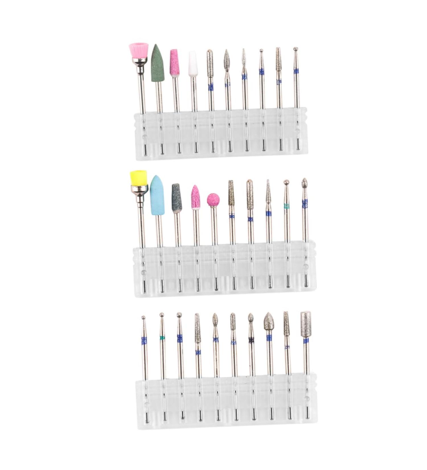 Healeved 3 Sets Nail Polisher Nail Head Accessory Pet Nail Manicure Tools Nail Gel Kit Nail Builder Gel Kit Electronics Kit Diamond Boxed Electronic Kit Alloy Tungsten Steel - Buy Online on GoSupps.com