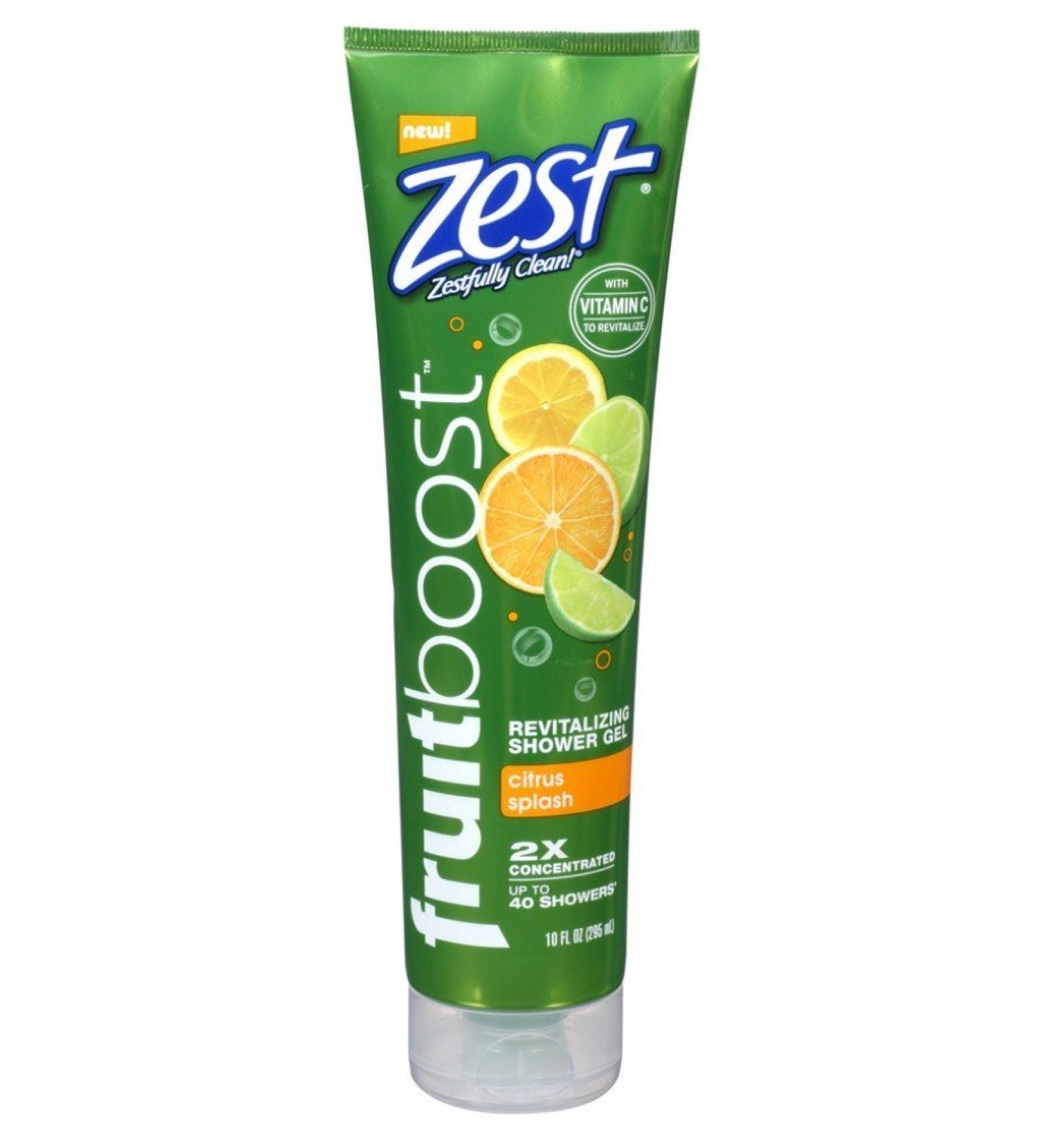 Zest Fruitboost Citrus Sp Size 10z Zest Fruitboost Citrus Splash 10z