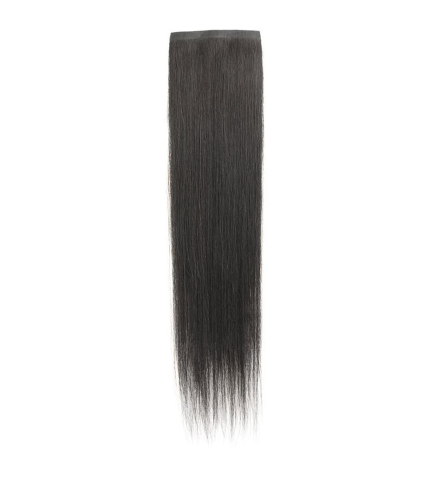 Human Hair Black Hair Extensions Clip In 15.8'' Real Human Hair Extensions Tape Invisible Straight Hair Pieces for Long Hair Women Tape In Hair Extensions - Buy Online on GoSupps.com