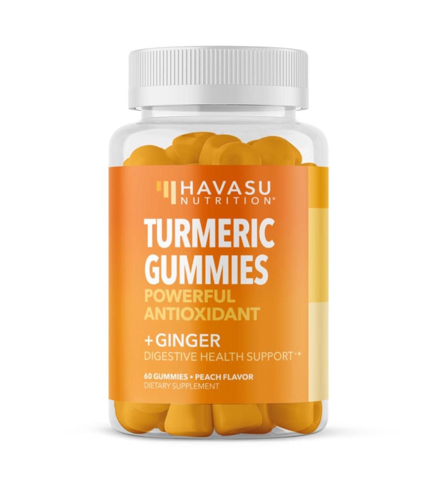 Vegan Peach Turmeric Gummies for Joint Health & Inflammatory Support - Buy Online on GoSupps.com