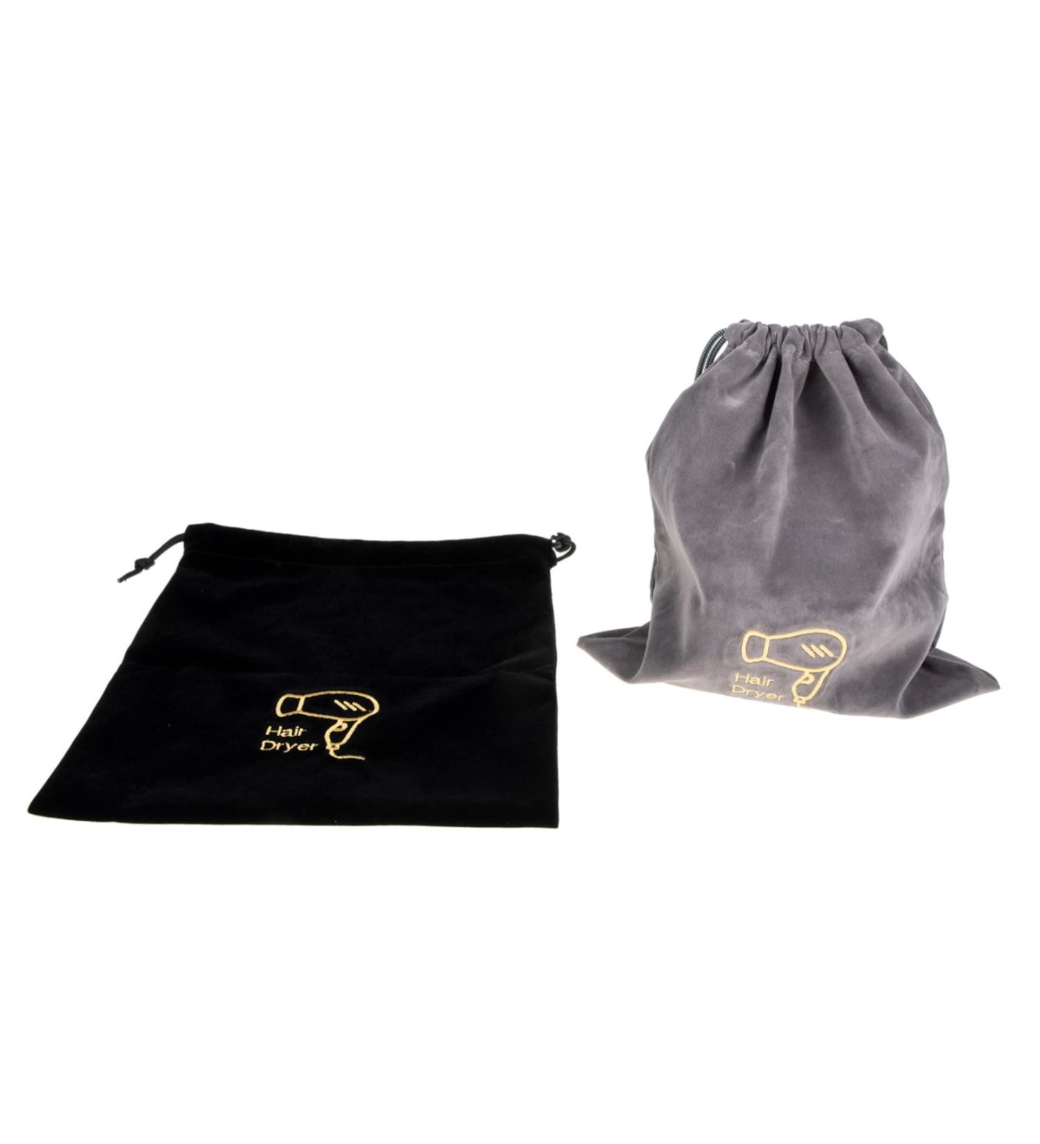 Healeved 2pcs Hair Dryer Bag Travel Hair Dryer Blowdryers for Hair Cosmetics Organizer Bag Flannel - Buy Online on GoSupps.com