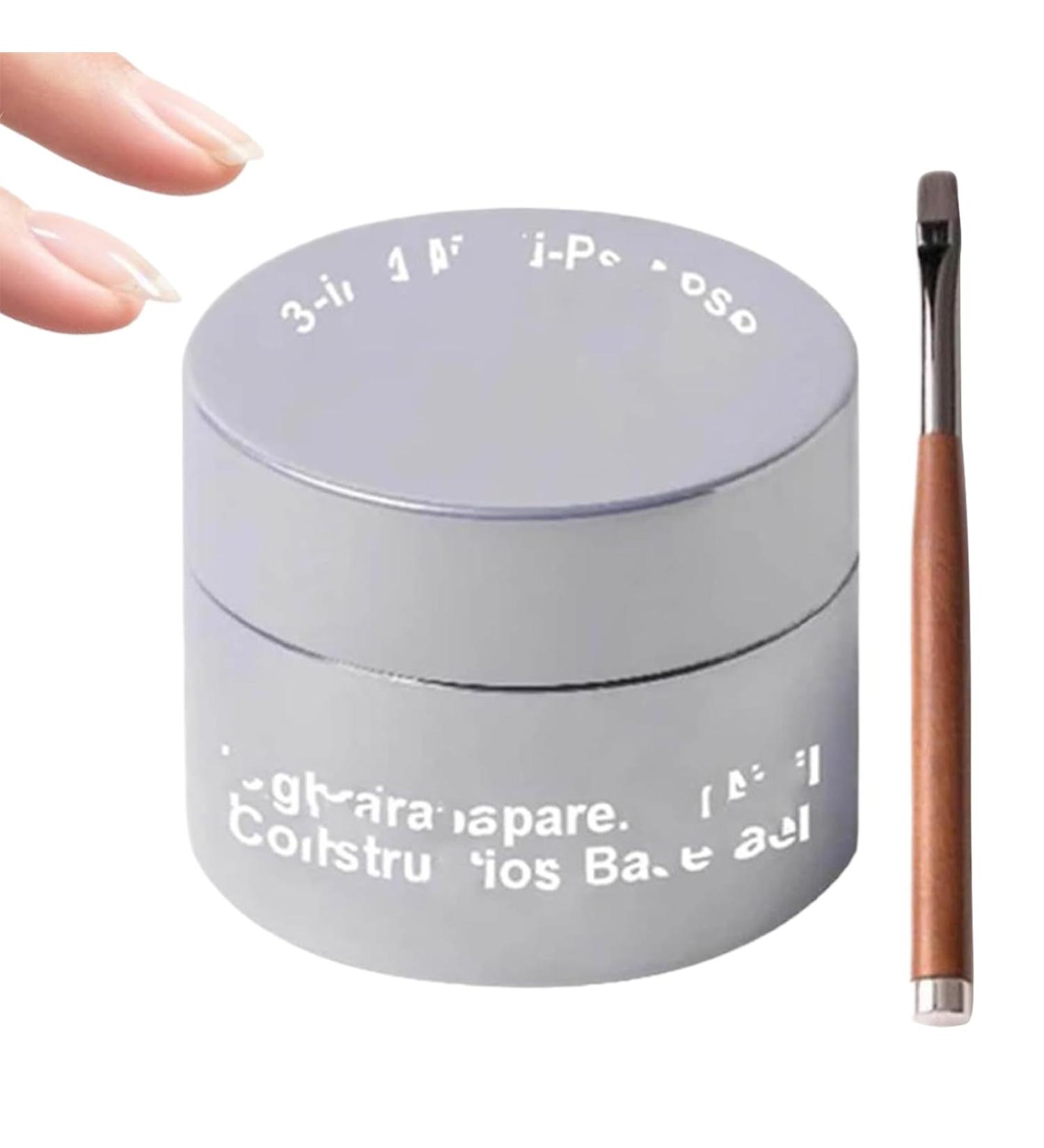 Clear Nail Gel - Soft and Smooth Textured Nail Adhesive Gel Translucent Natural Glue Easy Application and Long-Lasting Strength for Women at Home - Buy Online on GoSupps.com