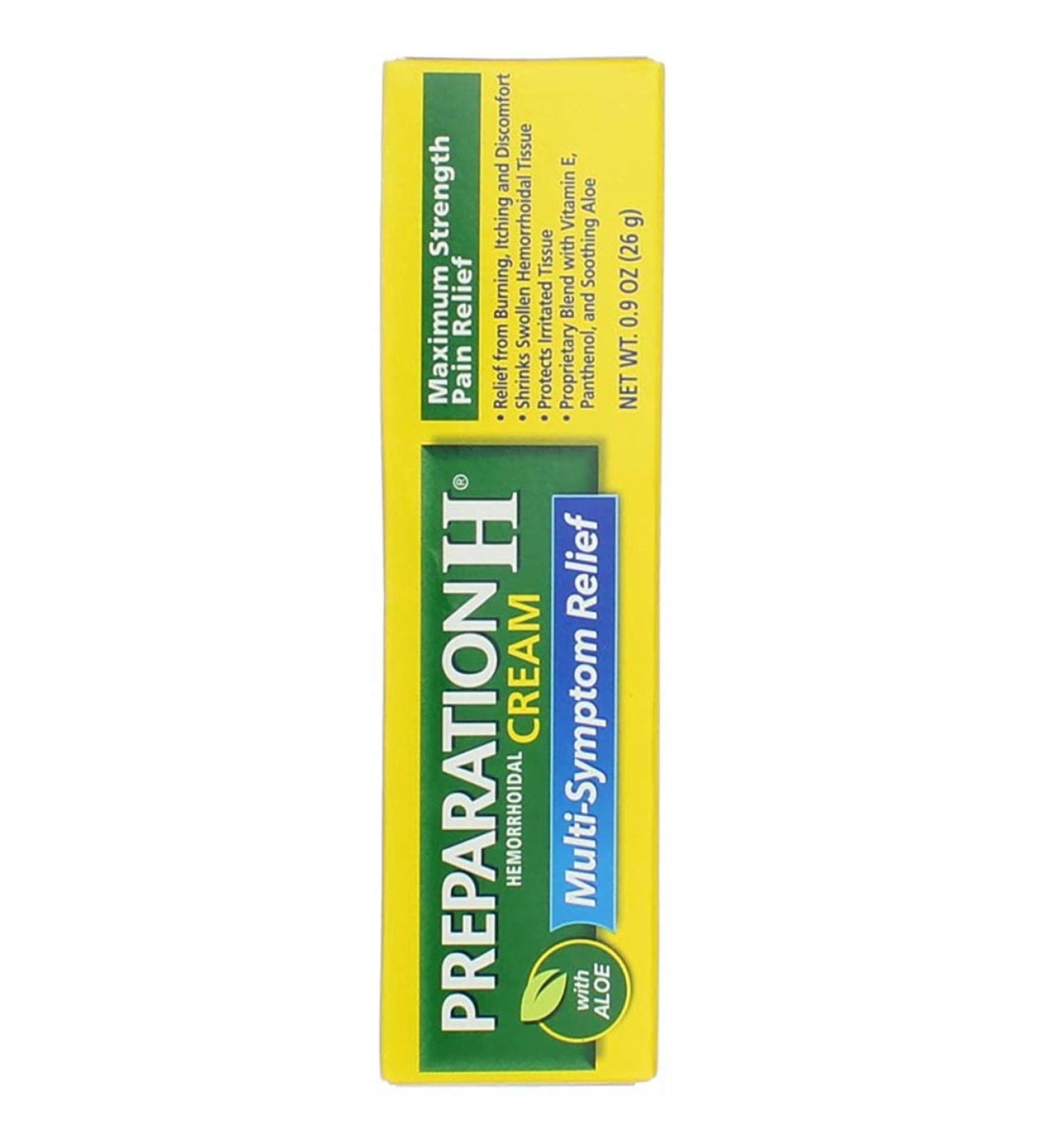Buy Preparation H Cream 0.90 oz (Pack of 8) - Fast International Shipping & Relief from Hemorrhoids - Buy Online on GoSupps.com
