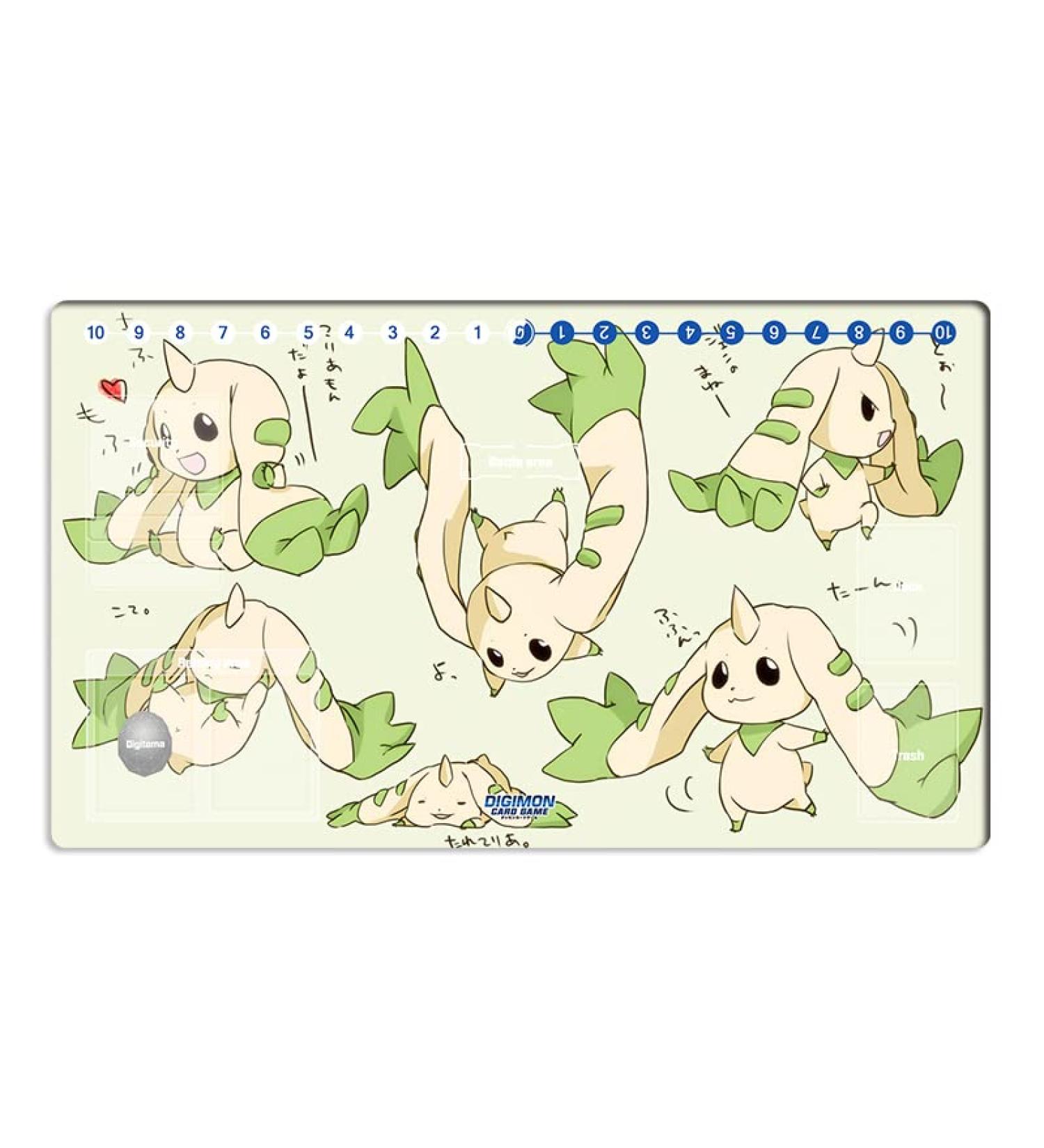 Digimon Terriermon DTCG Duel Playmat - Trading Card Game Mat Desk Pad with Free Bag - Buy Online on GoSupps.com
