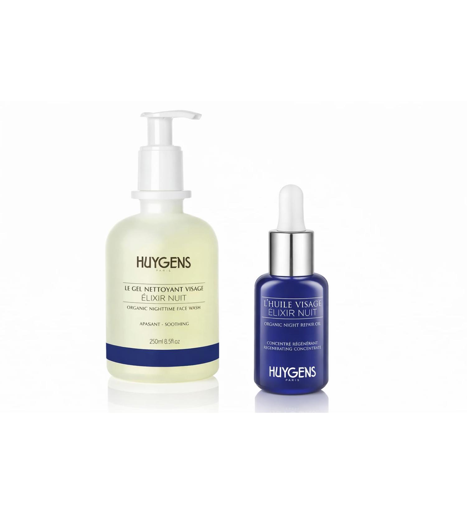 HUYGENS Night Duo Oil - Elixir Night Oil & Gel Nettoyant lixir Nuit - Buy Online on GoSupps.com