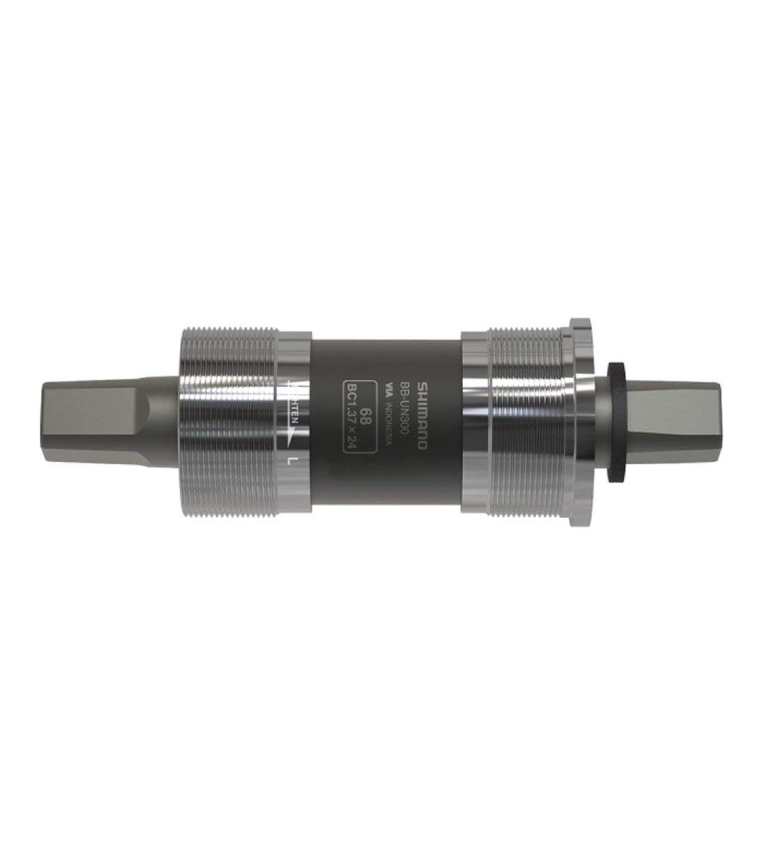 SHIMANO Square Type Bicycle Bottom Bracket - BSA 68MM, Spindle: XL118 - EBBUN300B18X