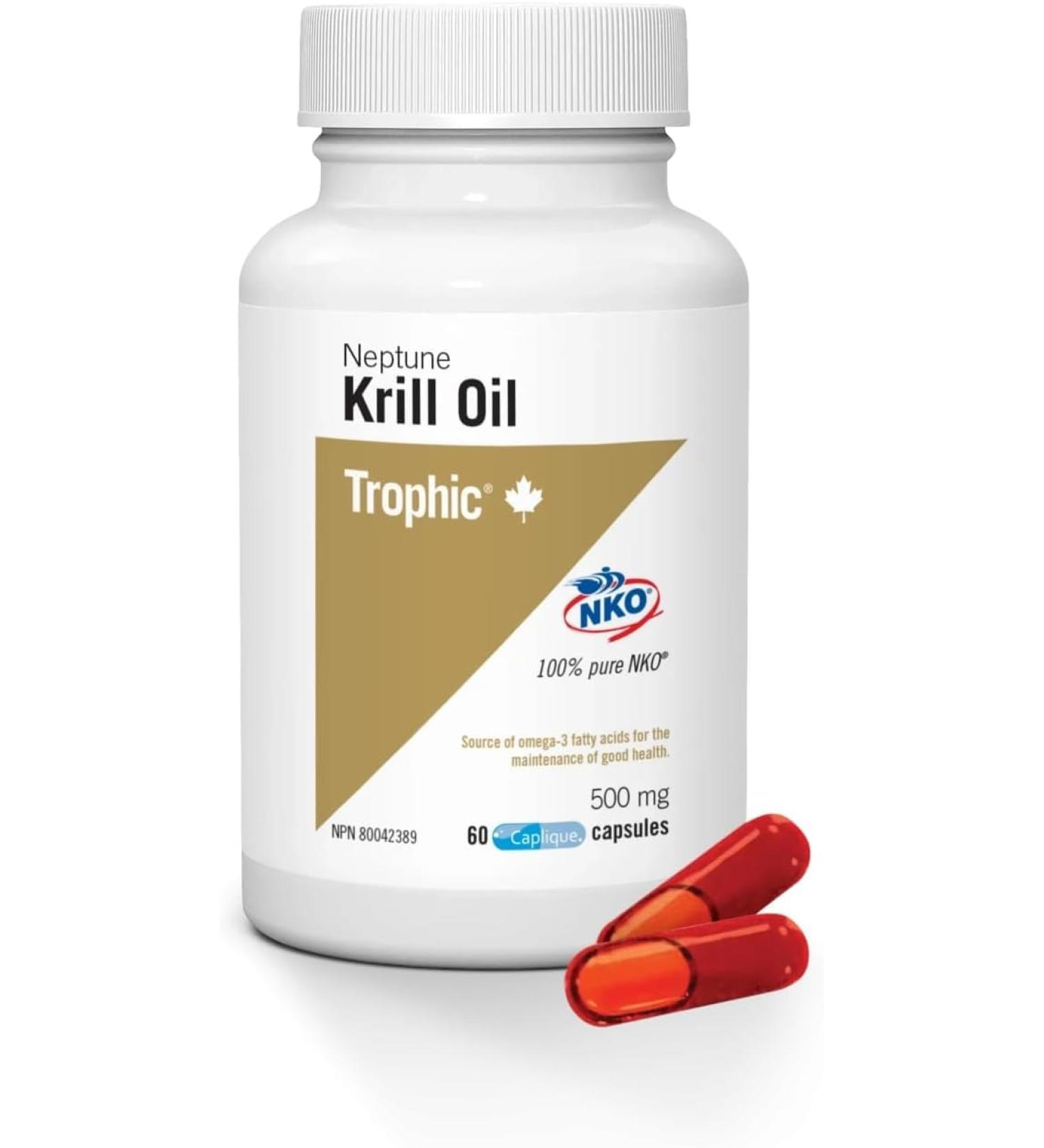 Trophic Krill Oil (Neptune) 90 Count Fish 90 count - Buy Online on GoSupps.com