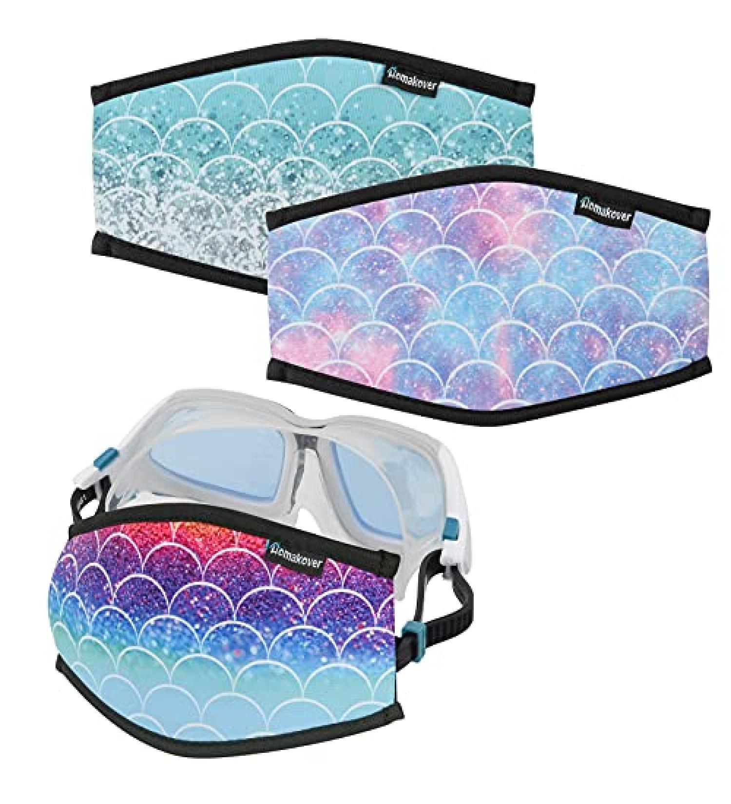 Reflective Neoprene Mask Strap Cover for Dive & Snorkel Masks - Hair Protector Wrap for Water Sports - Buy Online on GoSupps.com