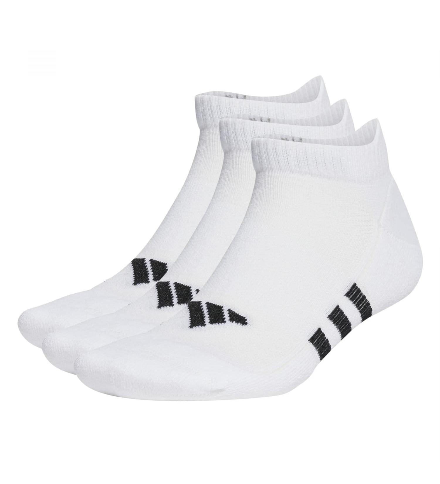 adidas Unisex Performance Cushioned Low 3 Pairs Socks white/white/white 43-45 Striped