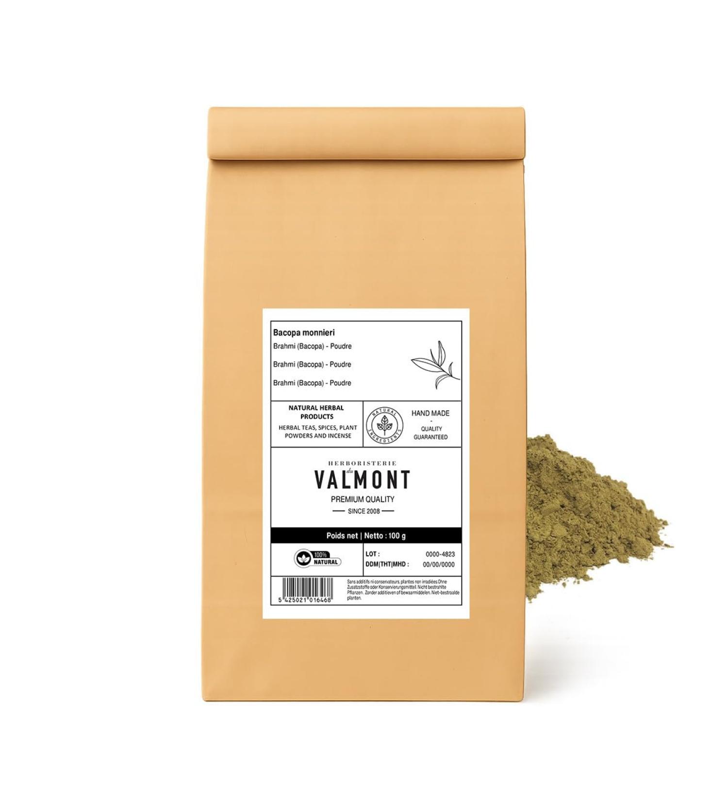 Brahmi Poudre - 100g 100 g (Lot de 1)