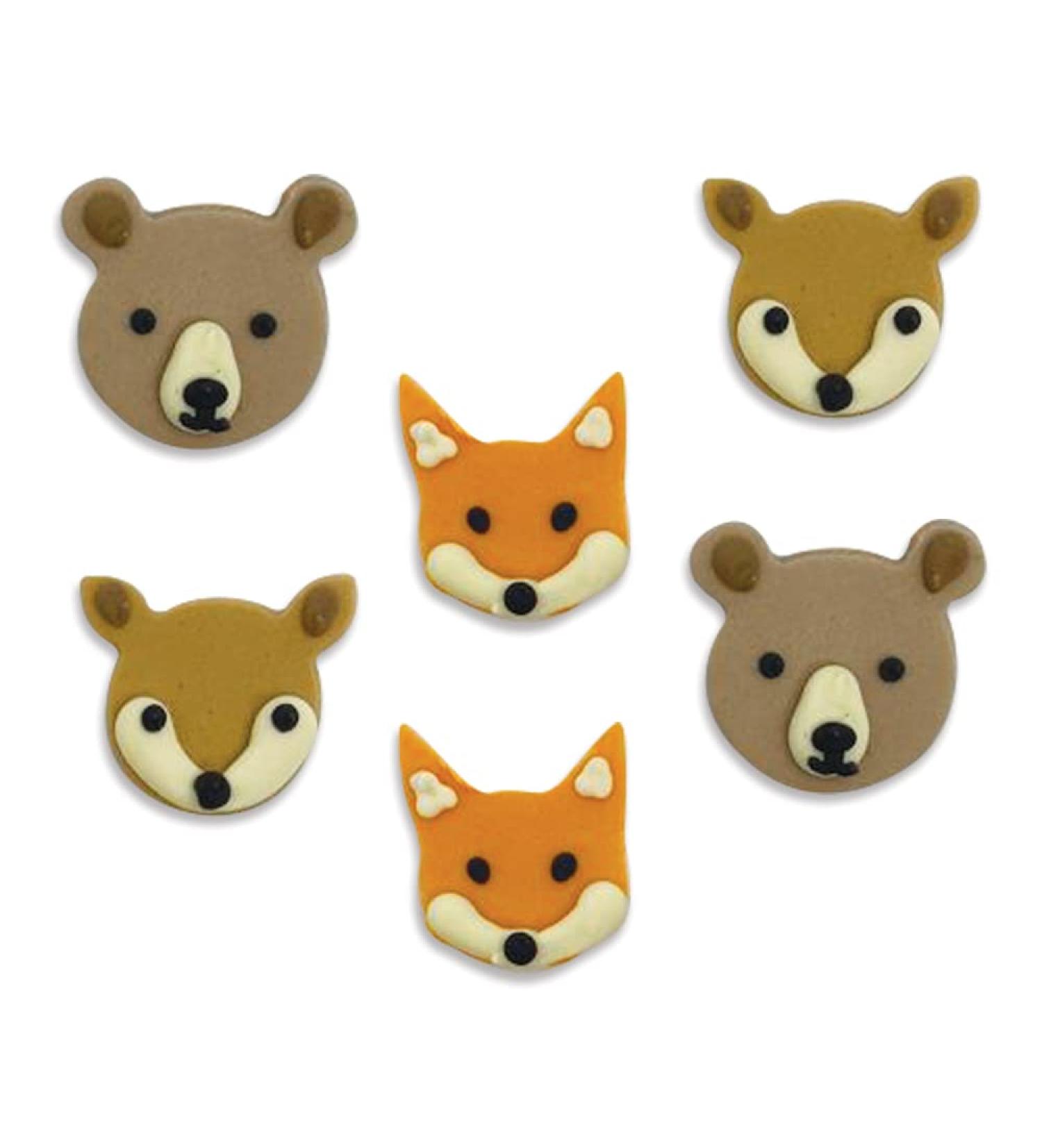 Woodland Animals Sugar Toppers