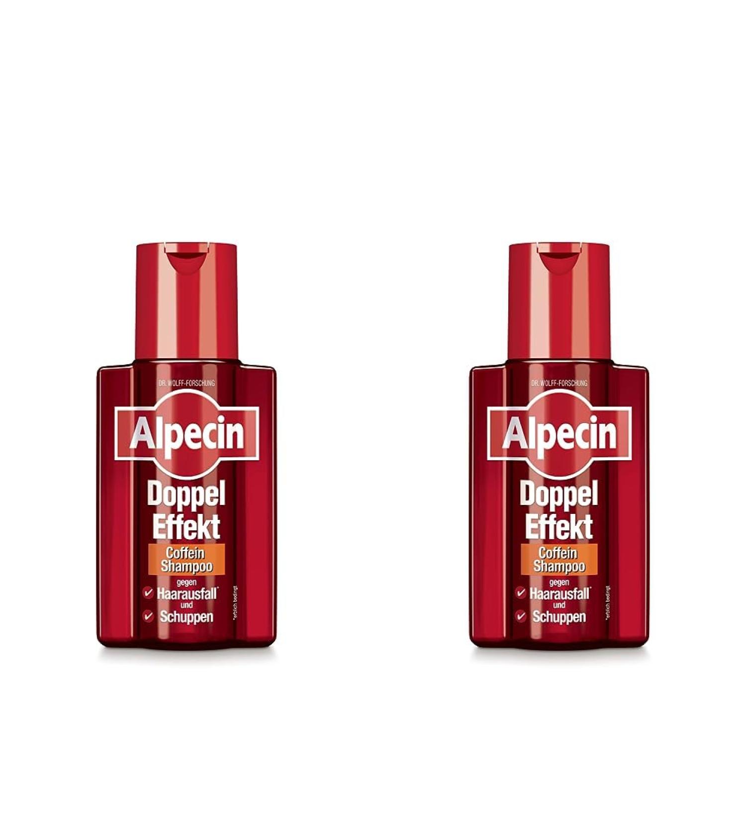 Alpecin Double Effect Caffeine Shampoo 200 ml (Pack of 2) 200 ml (Pack of 2)