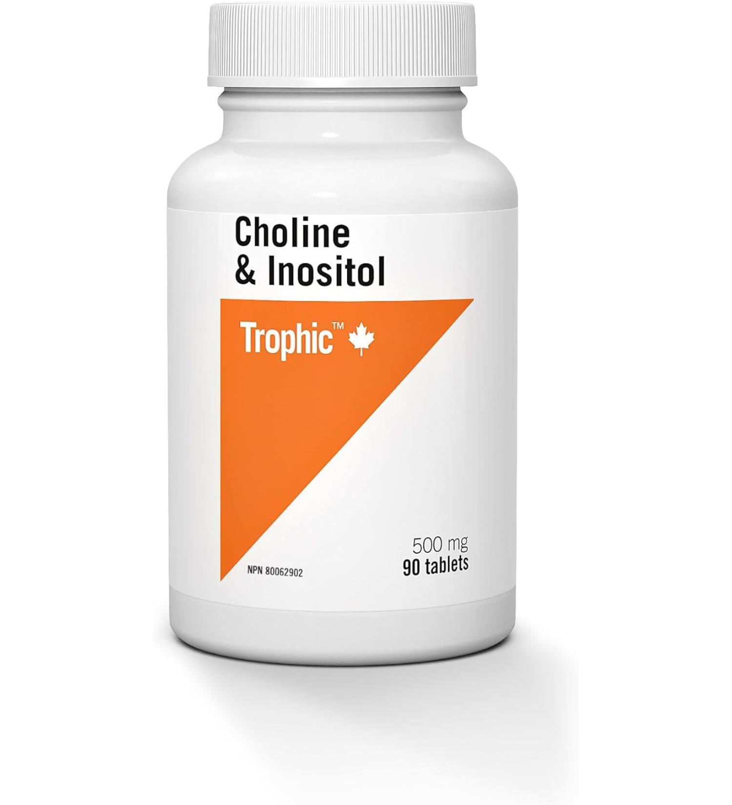 Trophic Choline & Inositol 90 Count 90 count (Pack of 1) - Buy Online on GoSupps.com