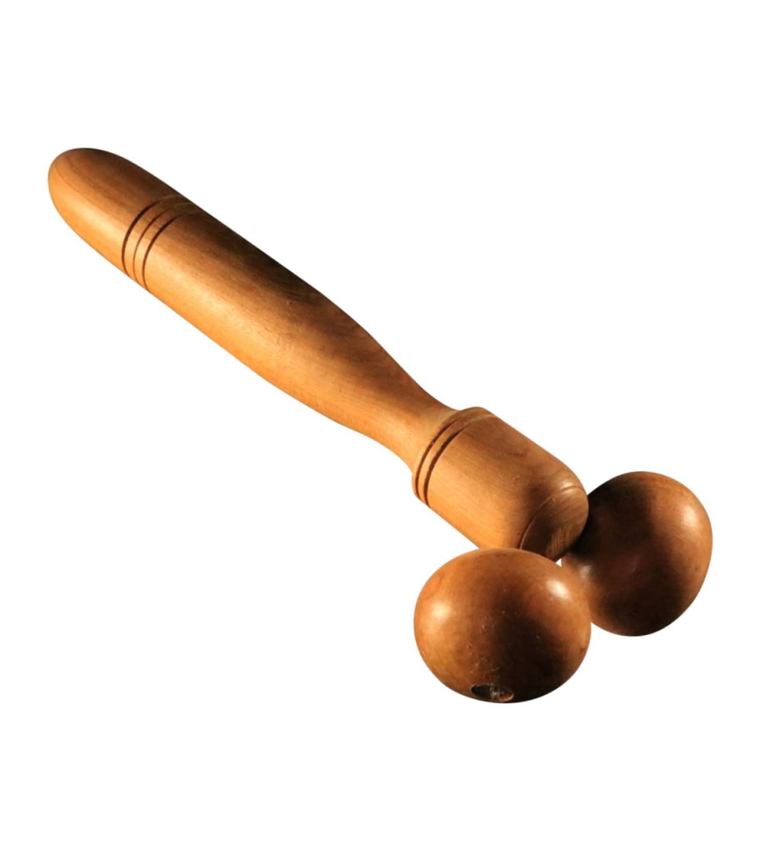 Collbath Head Roll: Premium Metal & Wooden Eye Massage Roller for Ultimate Relaxation - Shop Internationally - Buy Online on GoSupps.com