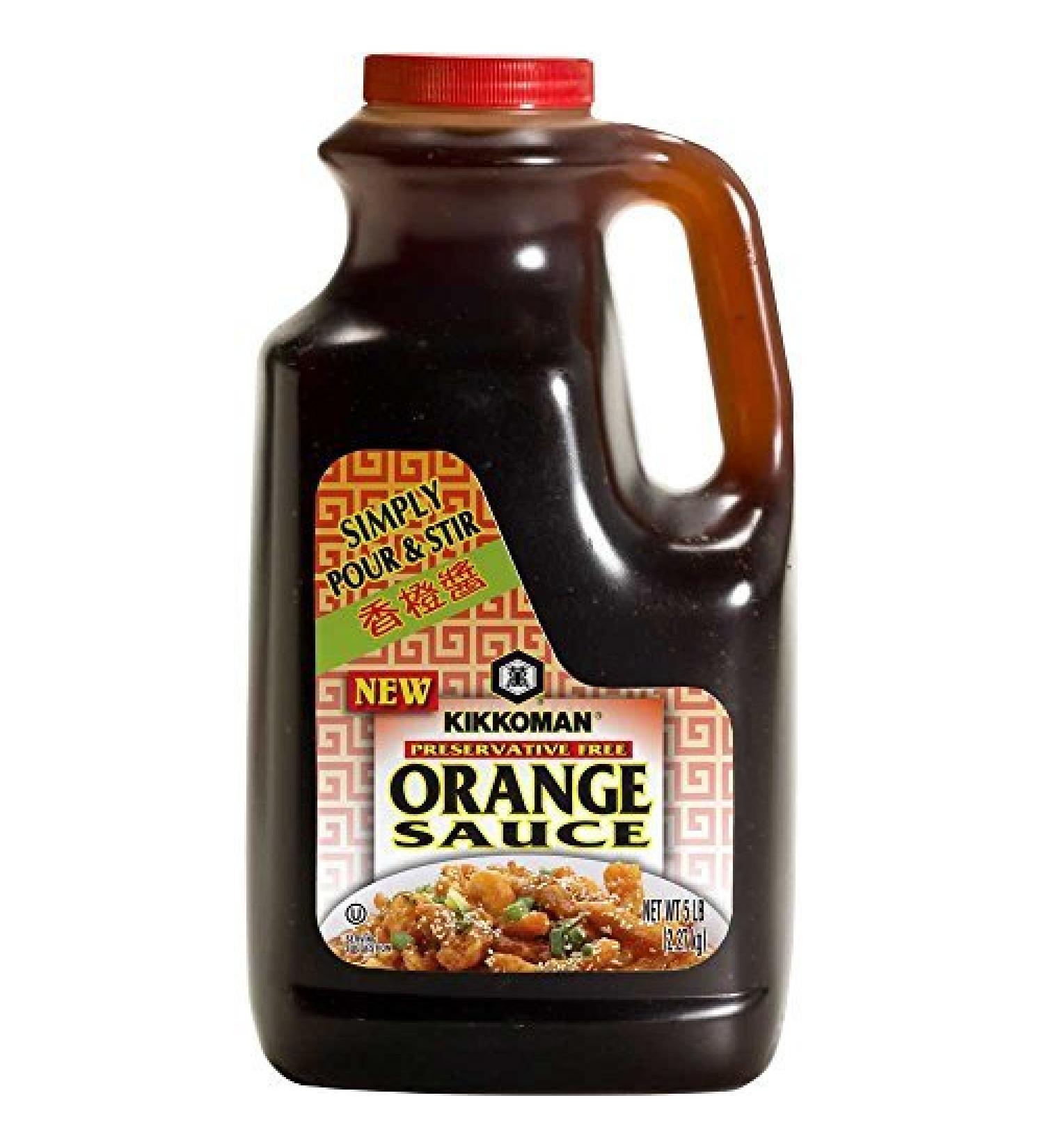 Kikkoman Preservative Free Orange Sauce 5 Pound -- 4 per case. by Kikkoman