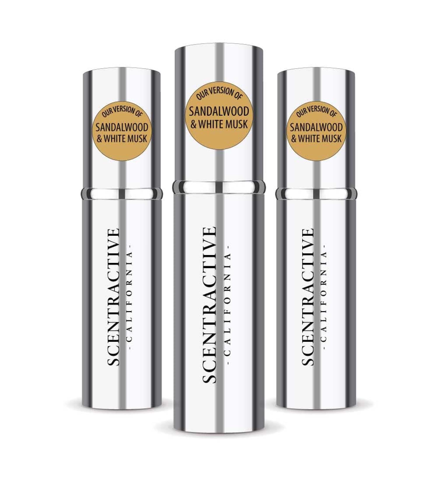 CA Perfume Impression of Emra Sandalwood & White Musk For Women & Men Fragrance Concentrated Long Lasting Eau de Parfum Spray Refillable Glass Atomizer Bottle 0.17 Fl Oz/5ml-X3 EMRA SANDALWOOD & WHITE MUSK 0.51 Fl Oz (Pack of 1) - Buy Online on GoSupps.com