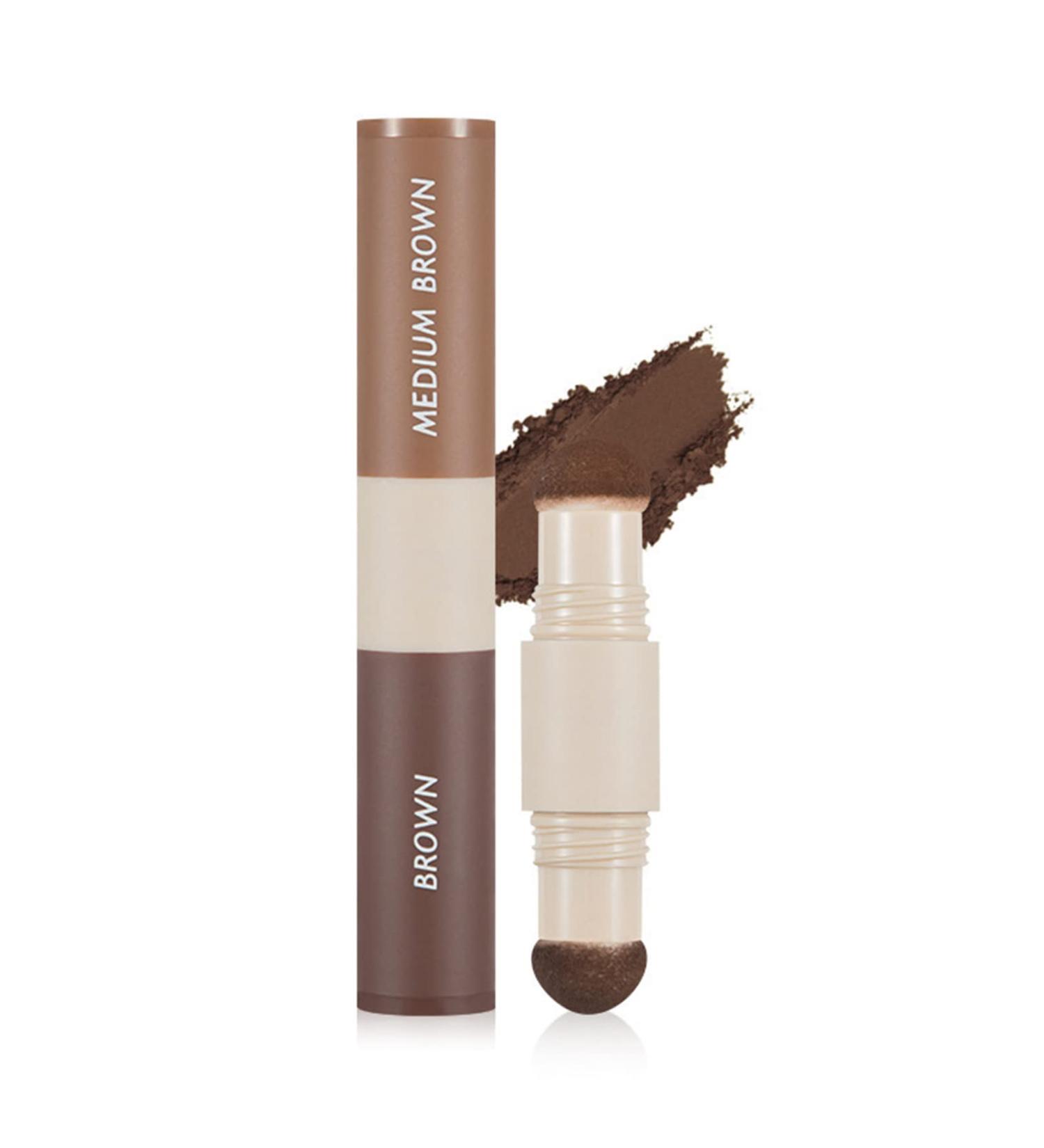 EONFAVE Poudre capillaire bicolore imperm able - Couvrance imm diate - Volume capillaire - Longue dur e - Pour racine des cheveux large - Couleur (02 marron et marron moyen) - Buy Online on GoSupps.com