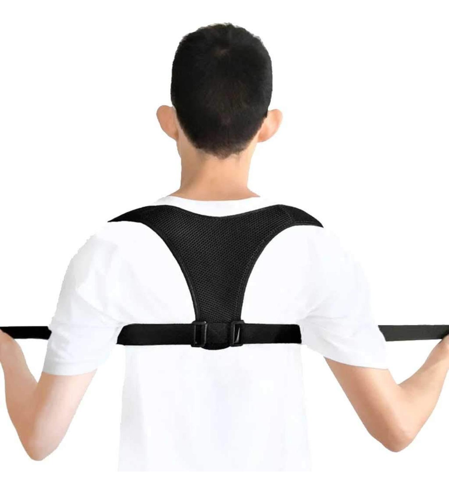 Buy Posture Corrector Belt - Back Support Strap for Pain Relief & Improved Posture for Men & Women - Clavicle Brace (Small - Buy Online on GoSupps.com
