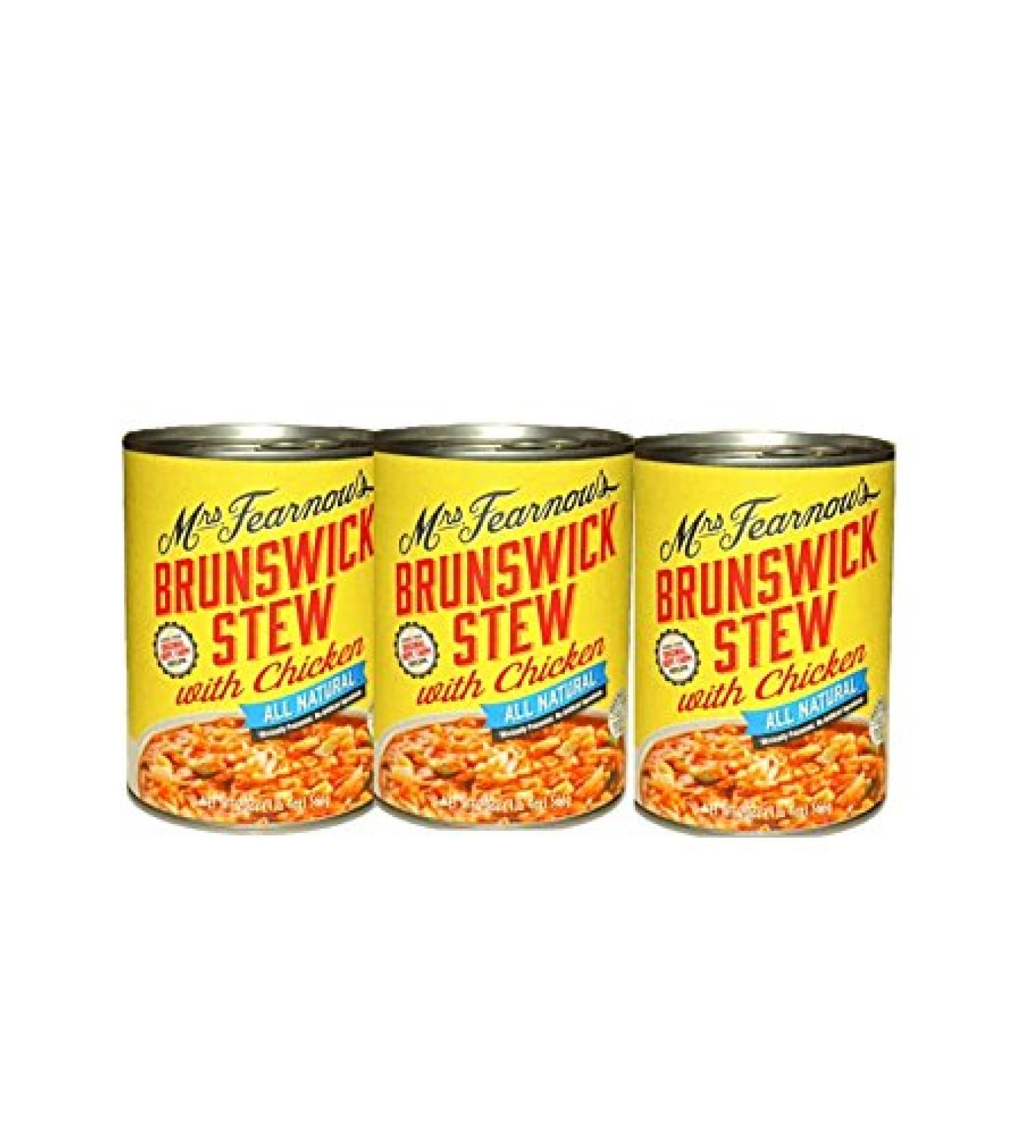 Mrs Fearnows Brunswick Stew 20 Oz Cans - Authentic Southern Recipe | Pack of 3 - Buy Online on GoSupps.com