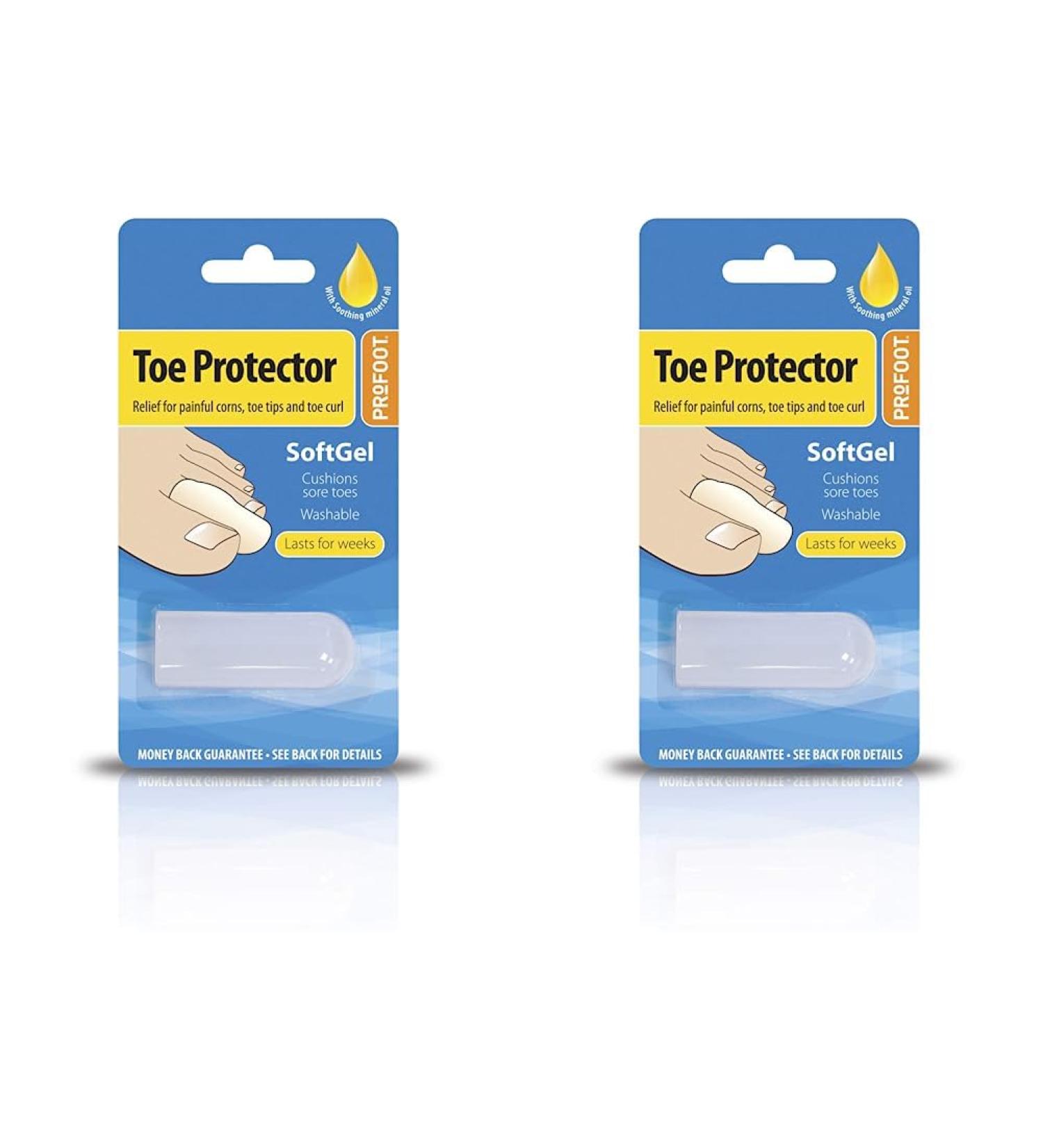 Profoot Toe Protector - Pack of 4 - Toe Caps - Hammer Toe Protectors 1 Count (Pack of 4)