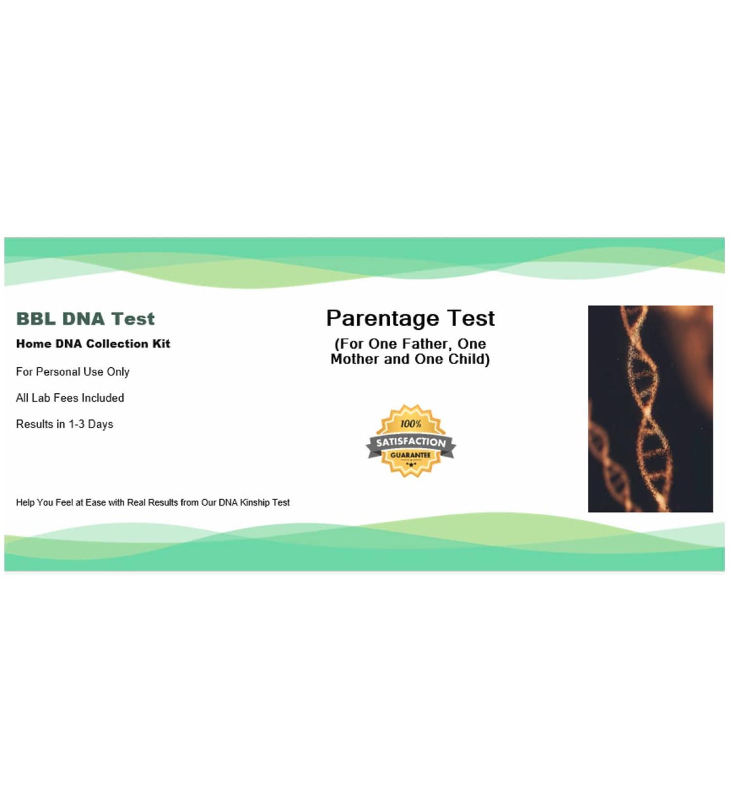 Parentage Test: One Father, One Mother, One Child | Private & Fast Results in 1-3 Days - Buy Online on GoSupps.com