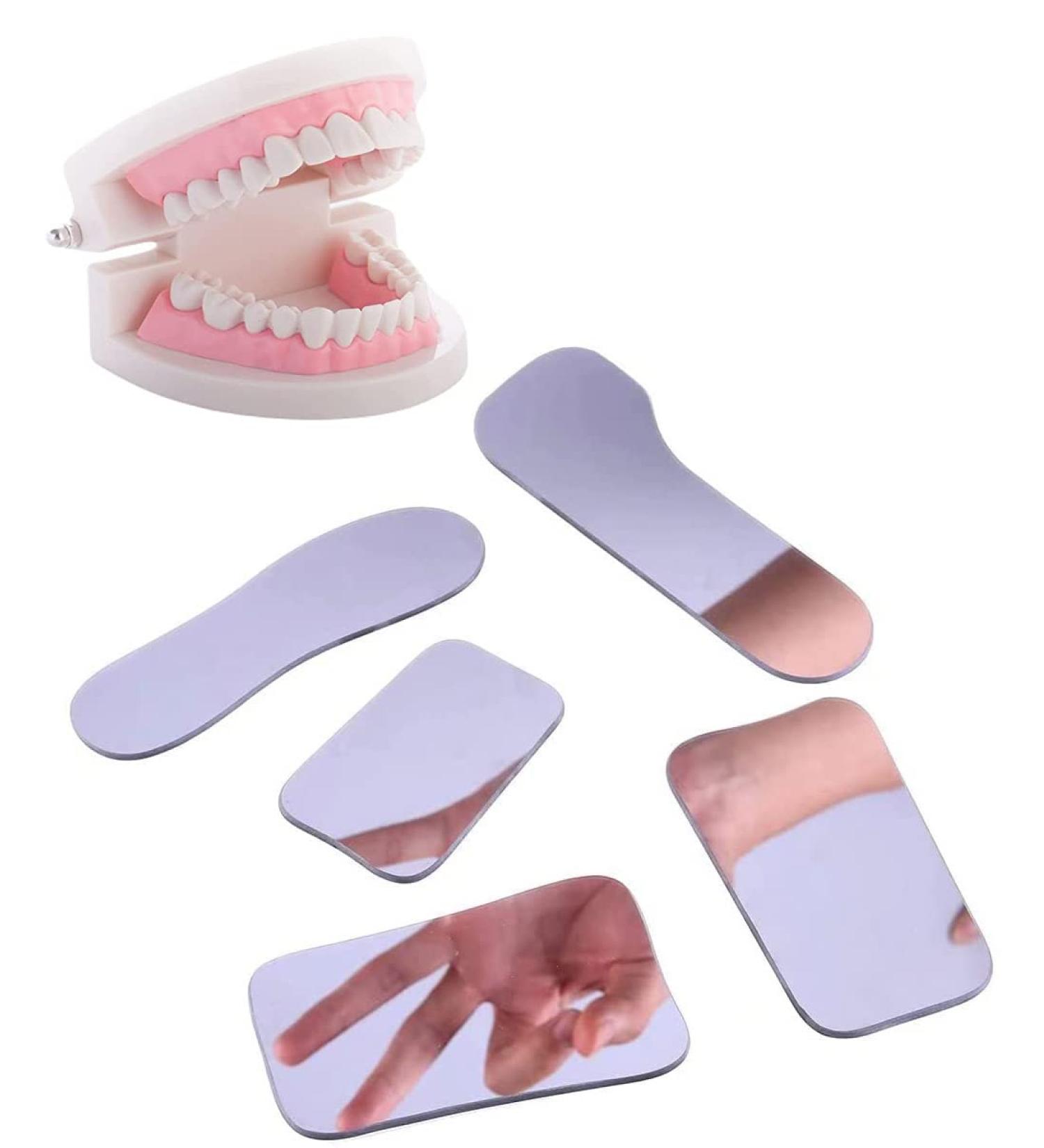 5Pcs/Set Intraoral Photography Mirrors - Orthodontic Reflector Glass Mirrors - Buy Online on GoSupps.com