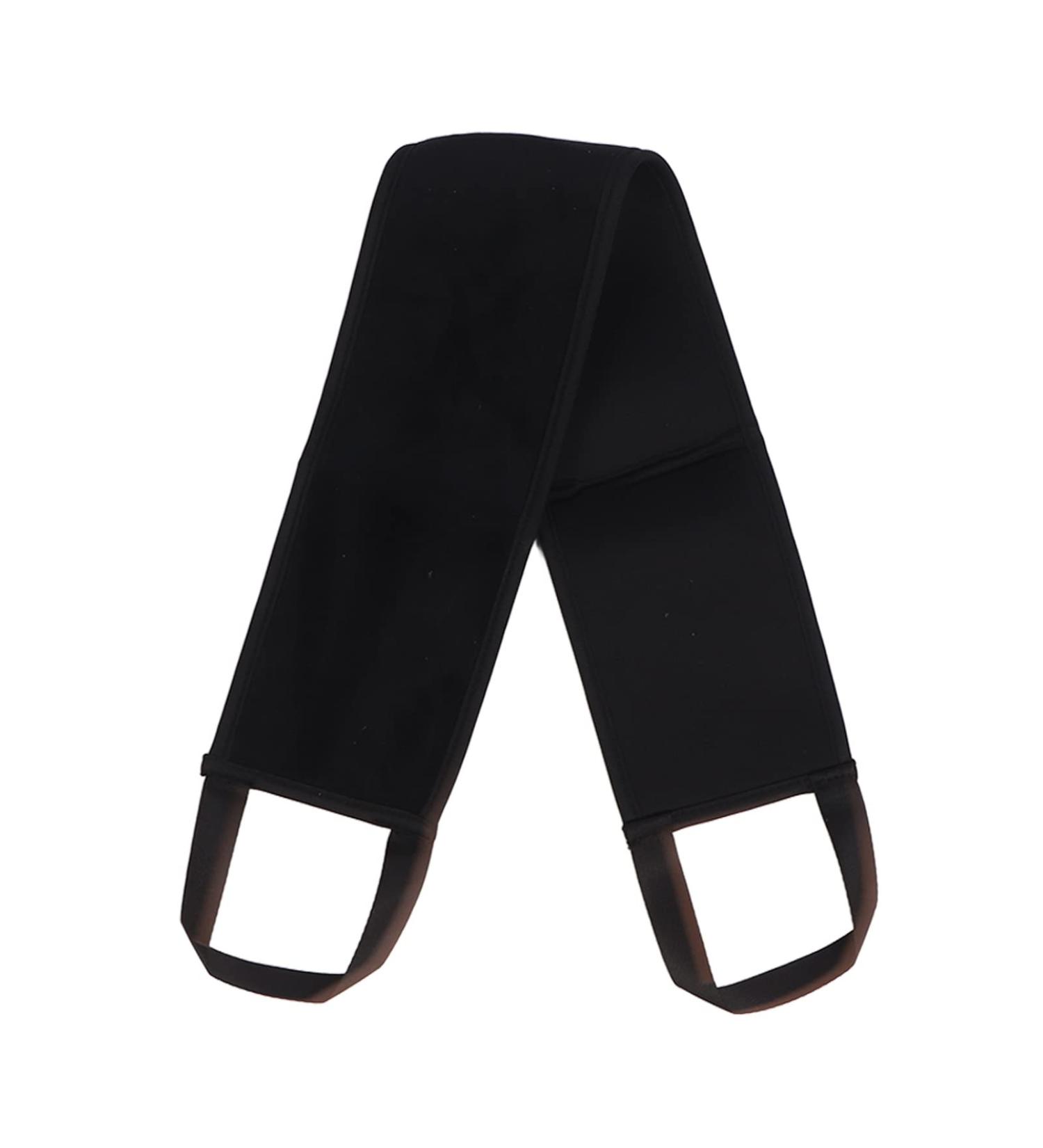 Self Tanner Back Applicator Mitt Lotion Applicator Strip for Even Tan Washable Tanning Glove with Easy Grip Handles Suitable for All Types of People Flocking Material Black - Buy Online on GoSupps.com