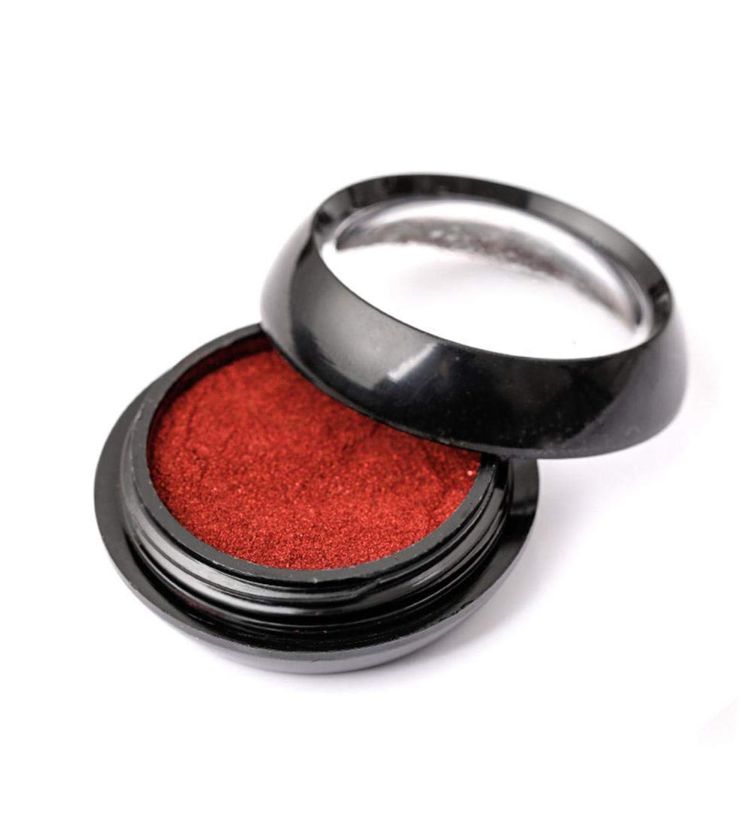 Nail Powder - Rose Gold Glitter Chrome Nail Art Pollen | Metallic Red Splinter Dust for Stunning Manicures - Buy Online on GoSupps.com