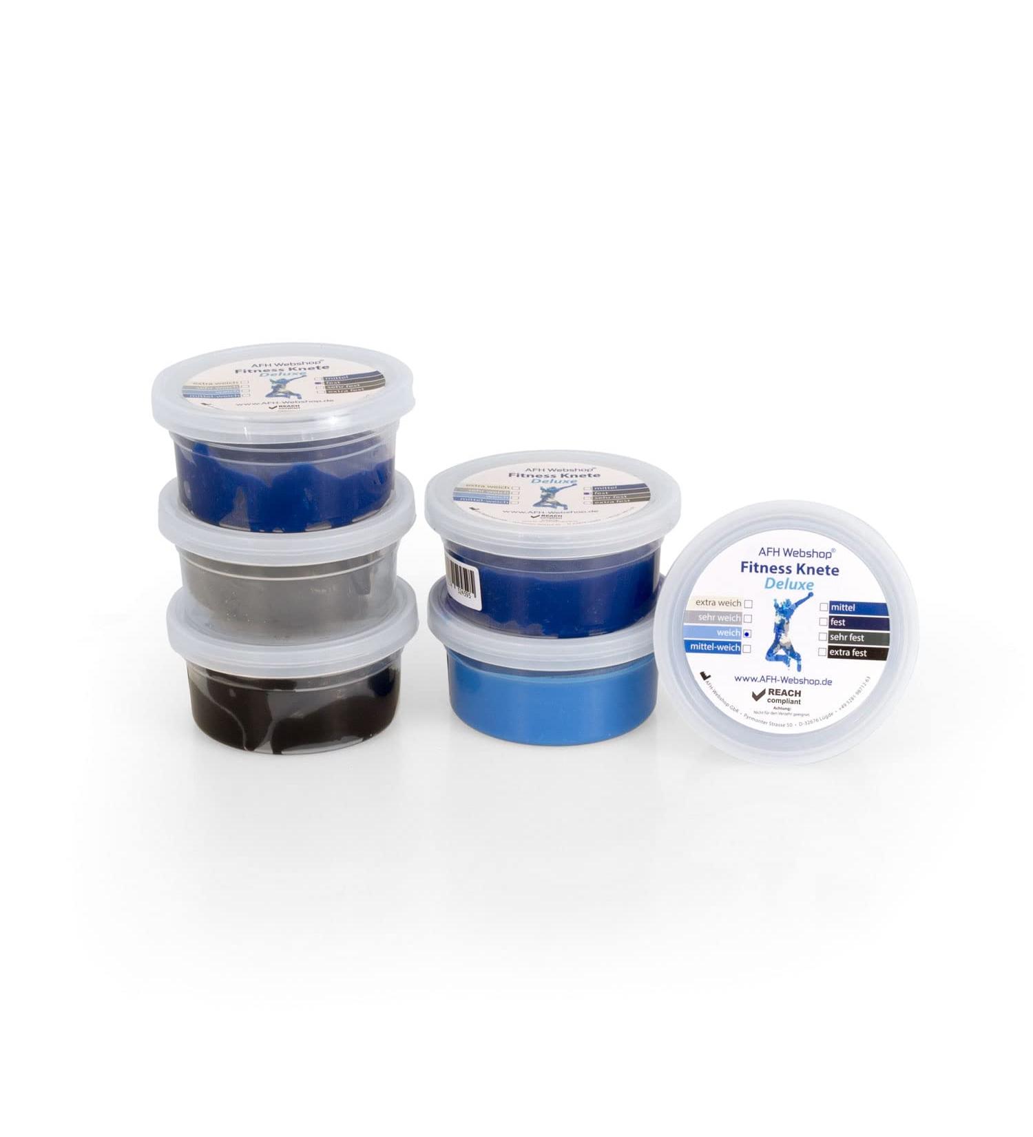 Fitness Clay DELUXE 85g | 6-Piece Saving Set - International Shipping Available - Premium Quality for Health & Wellness - Buy Online on GoSupps.com