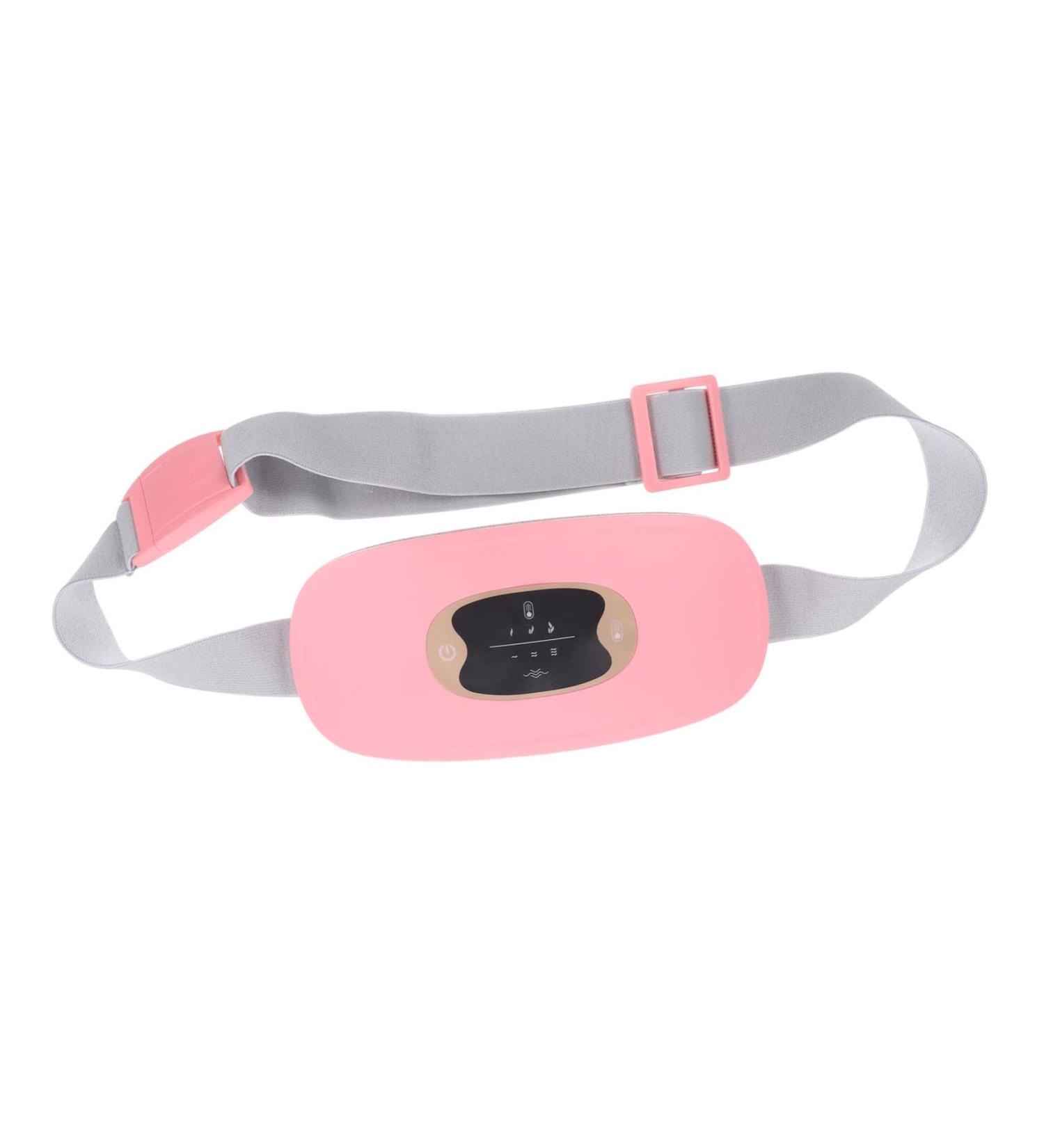 FOMIYES Heating Waist Massager Belt with Heat Levels Portable Menstrual Relief Device for Cramps and Back Pain Lightweight and Comfortable Design for Women - Buy Online on GoSupps.com