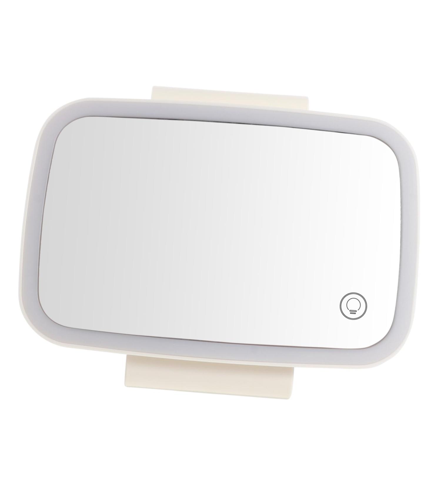 minkissy 1pc Car Vanity Mirror Automobile Makeup Mirror Vanity Sun Visor Mirror Auto Cosmetic Mirror Car Sun Visor Clip-on Vanity Mirror White Touch Aluminum Mirror Shade Car Travel - Buy Online on GoSupps.com