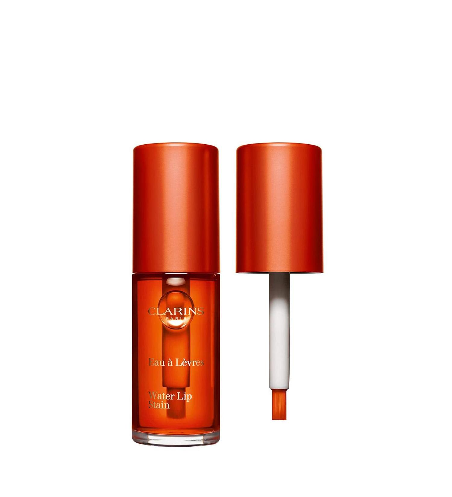 Clarins Water Lip Stain | Matte Finish | Moisturizing and Softening | Buildable  Transfer-Proof  Mask-Proof  Lightweight and Long-Wearing 02 - Orange Water