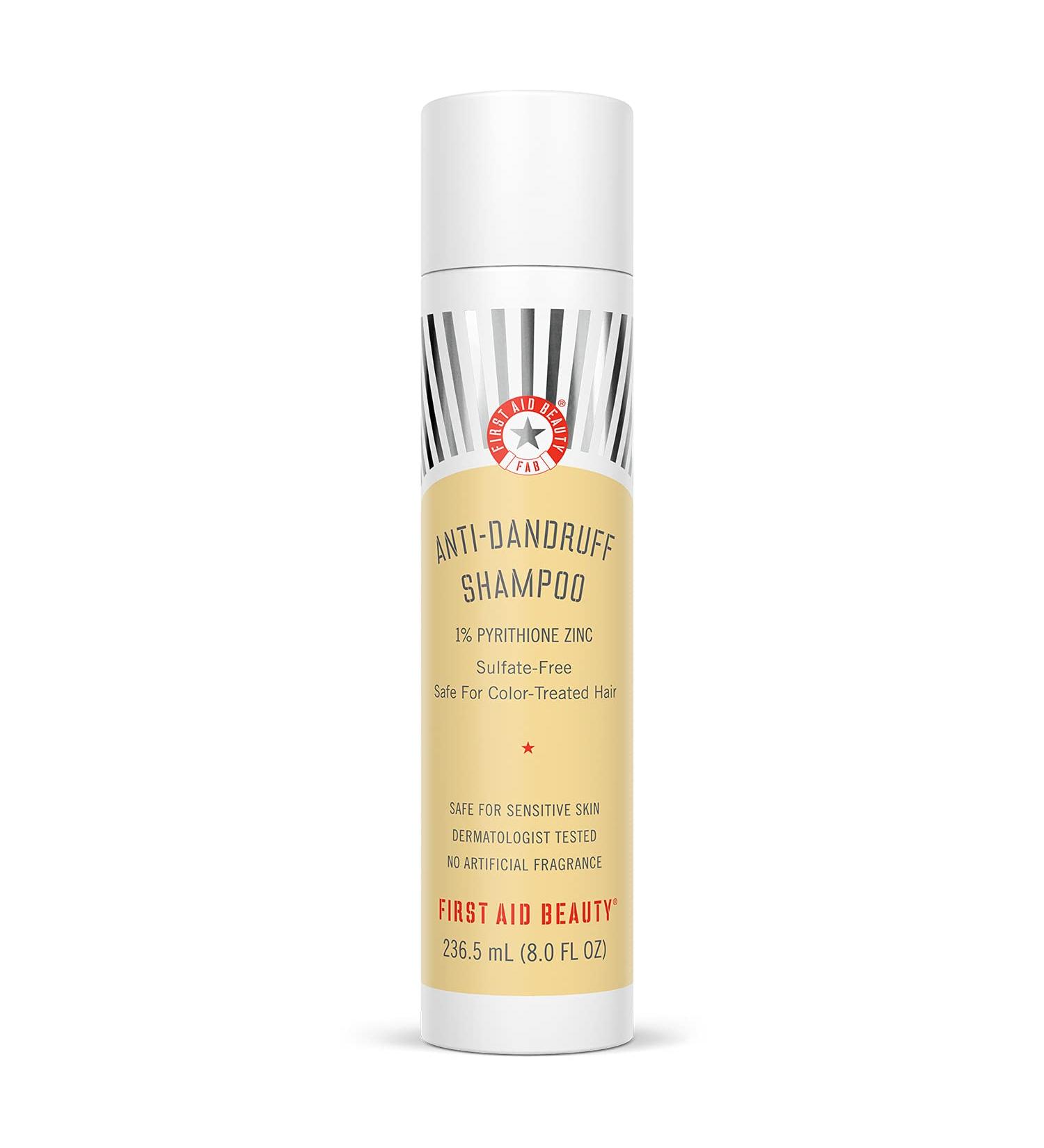 First Aid Beauty FAB Anti-Dandruff Shampoo 8 oz - Fights Flakes, Soothes Scalp, Promotes Healthy Hair - Buy Online on GoSupps.com