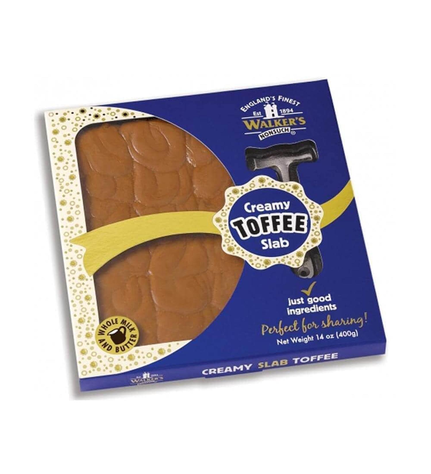 slab toffee - Walkers traditional slab toffee - 400g