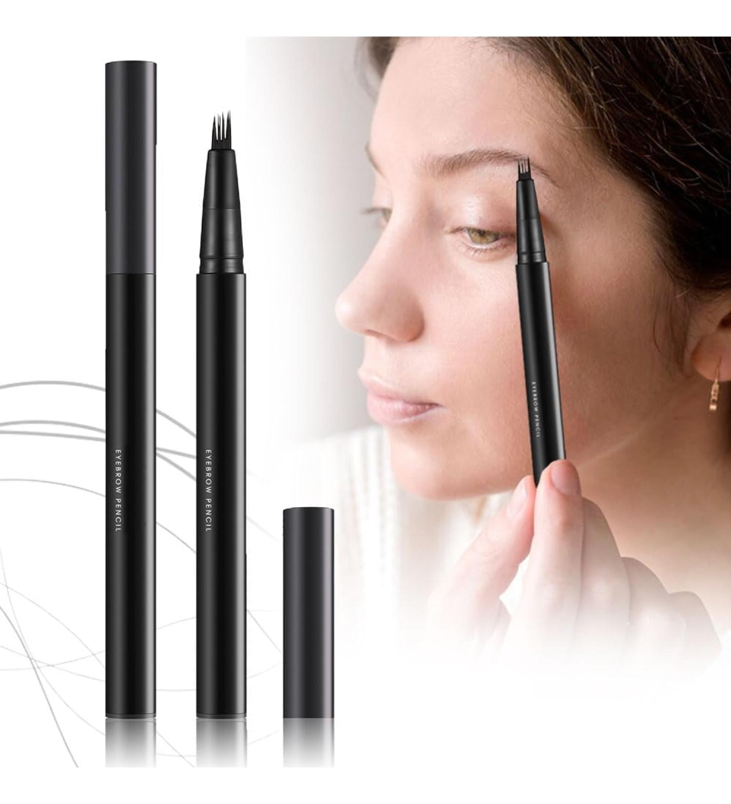 Magic Eyebrow Pencil 2024 Upgrade Microblade Eyebrow Pen Dual-Ended Microblading Eyebrow Pen Waterproof and Long Lasting Eye Brow Pencils for Natural Like Effect Brows (black) - Buy Online on GoSupps.com