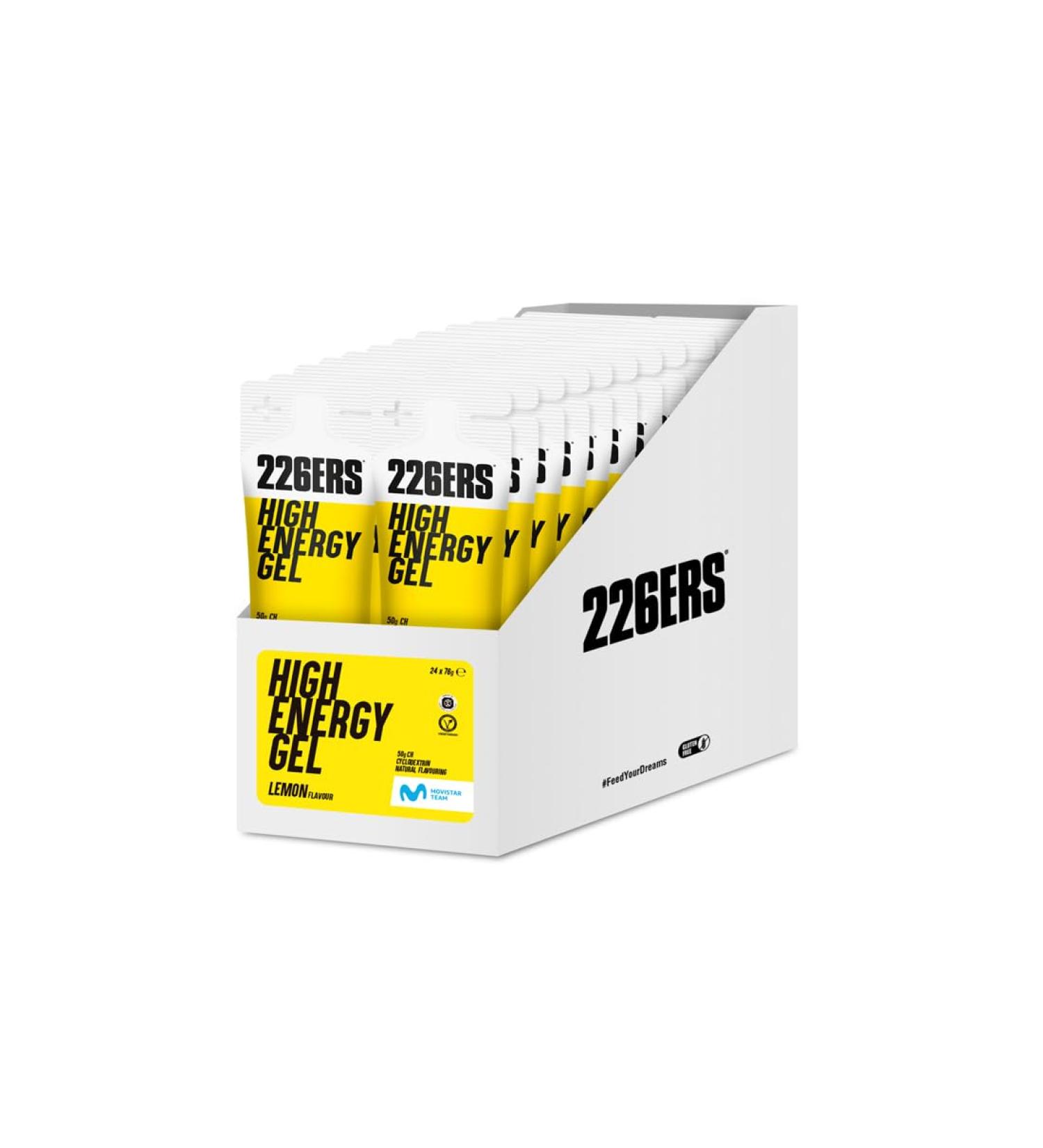 226ERS High energy gel 76 g lemon case - Buy Online on GoSupps.com