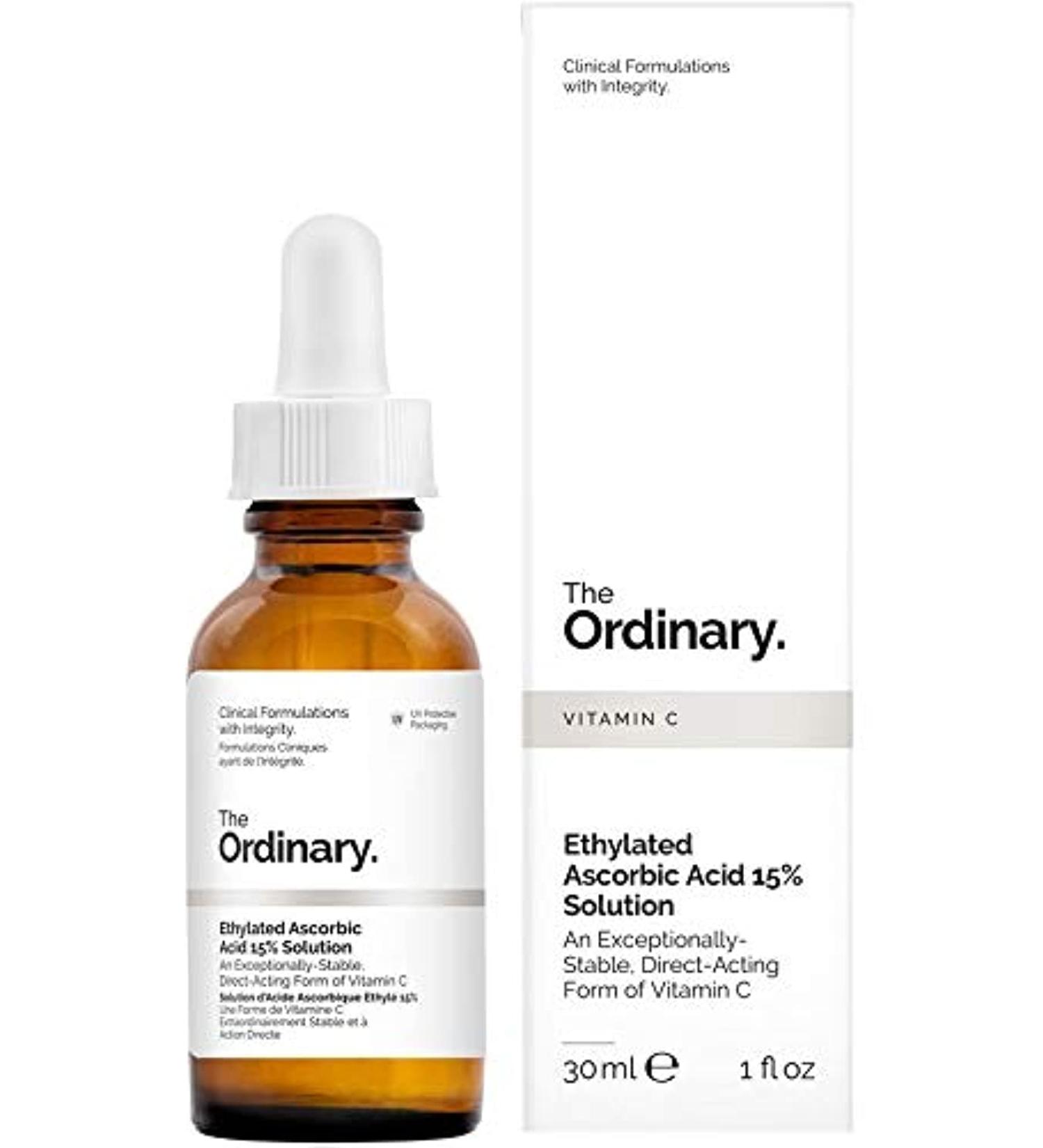 Shop The Ordinary Ethylated Ascorbic Acid 15% Solution 1 oz/30 mL - Vitamin C Serum - Buy Online on GoSupps.com