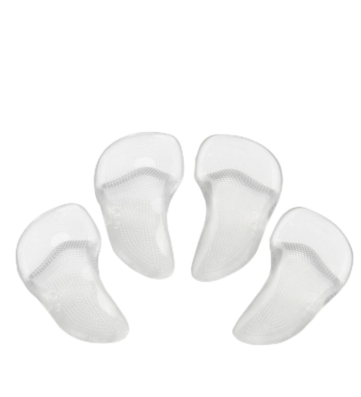 Beaupretty Half Insoles Heel Cushions - 3 Pair Anti-Slip Metatarsal Foot Support for High Heels Clear Gel Pads - Buy Online on GoSupps.com