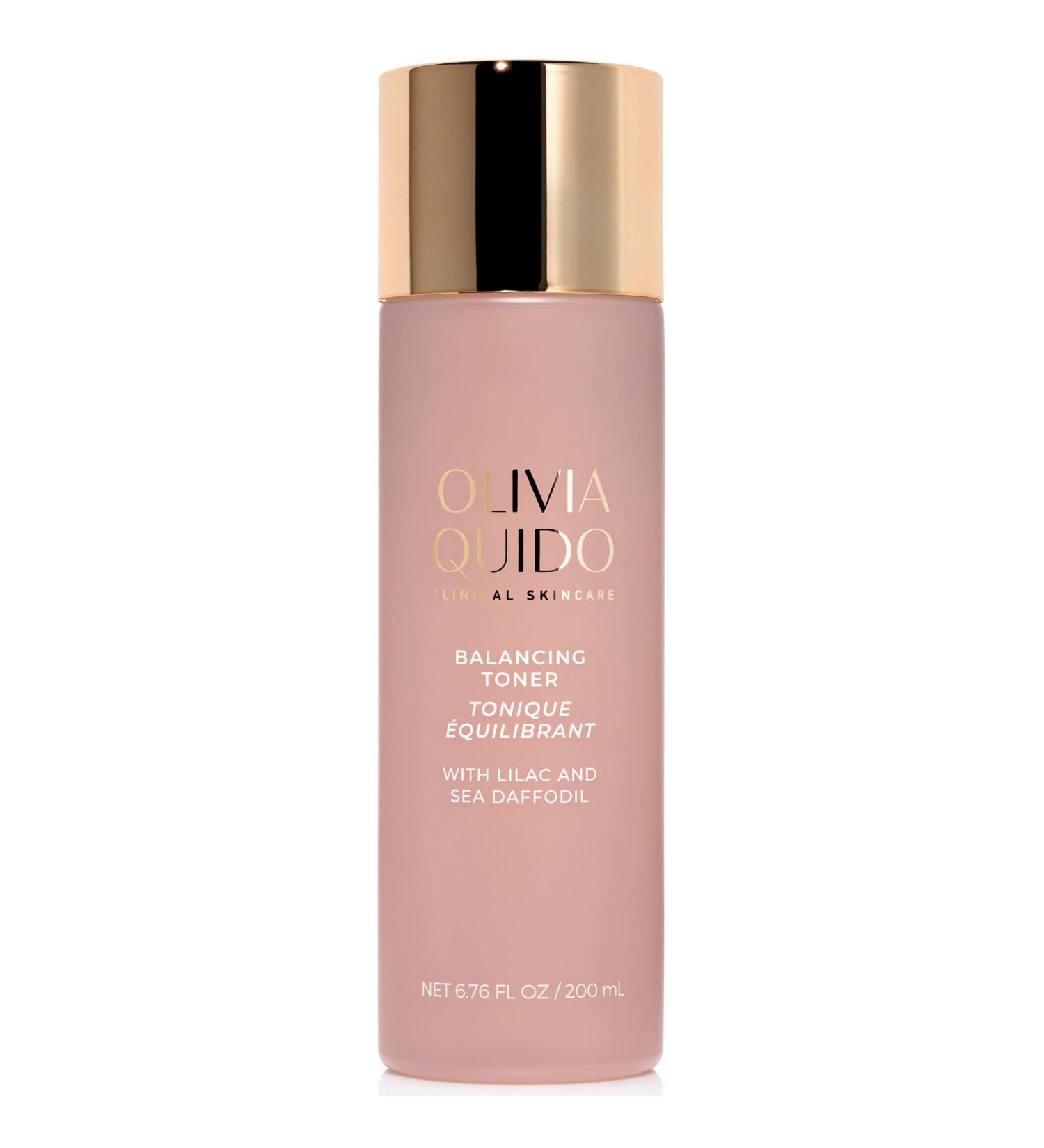 OLIVIA QUIDO Balancing Toner with Lilac & Sea Daffodil | 6.76 fl.oz. | Moisturizing & Pore Tightening Cleanser - Buy Online on GoSupps.com