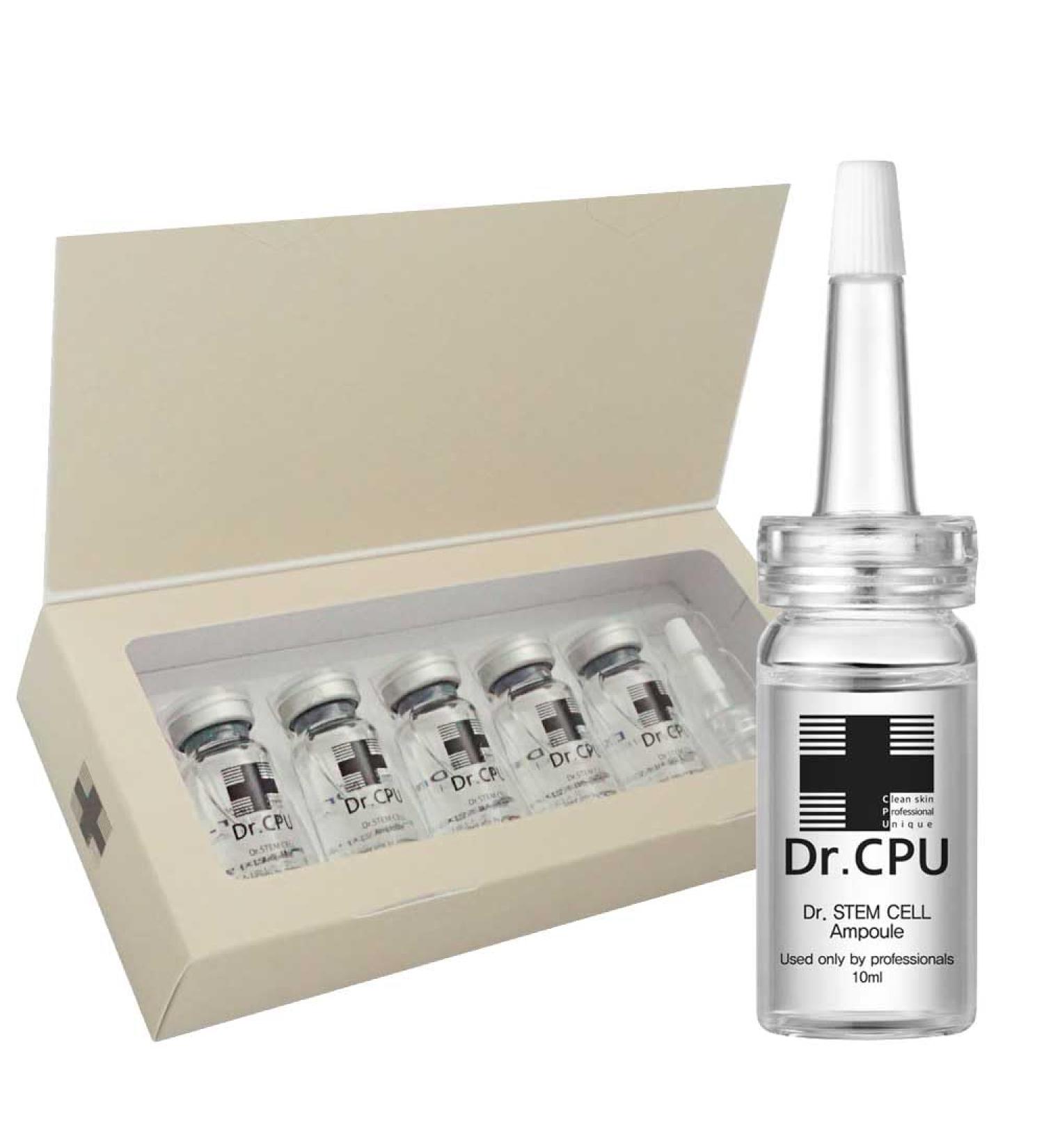 Best Stem Cell Ampoule Serum - Anti-Aging Hyaluronic Acid Moisturizer | 5 Vials (0.33 fl oz) - Professional Skin Care - Buy Online on GoSupps.com