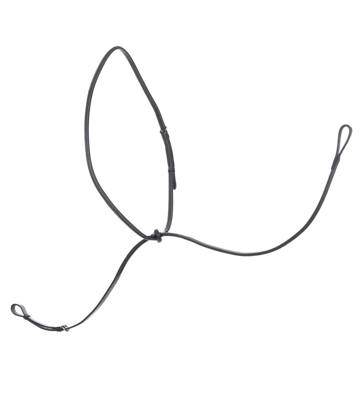 Equinavia Valkyrie Fancy Stitched Leather Standing Martingale - Chocolate Brown Horse - Buy Online on GoSupps.com