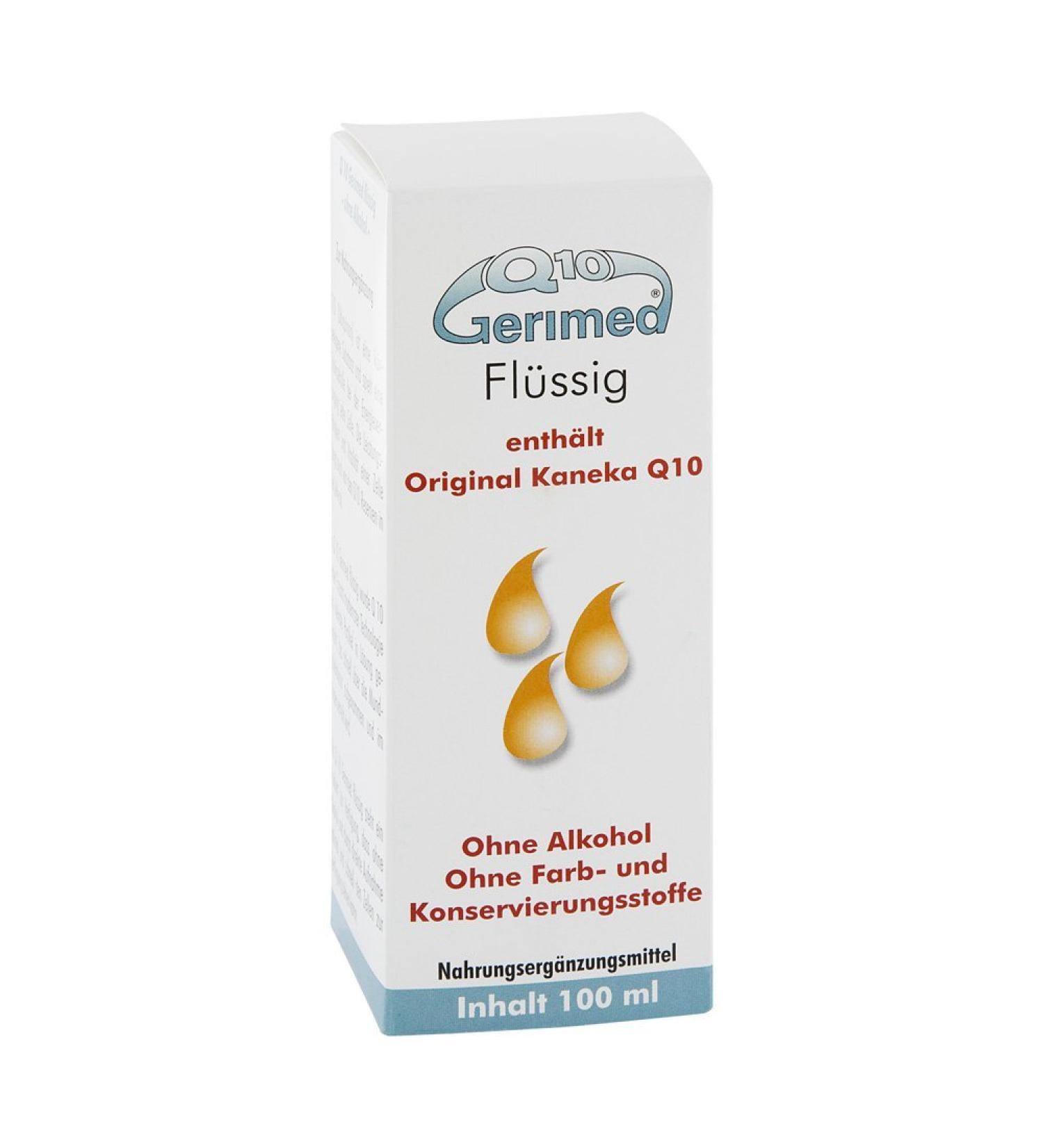 Buy Q10 Gerimed Liquid 100ml - Alcohol-Free | International Shipping Available - Buy Online on GoSupps.com