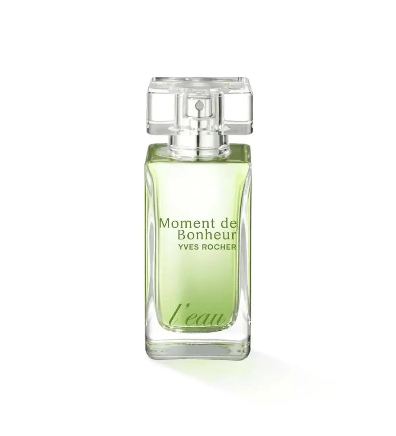 Yves Rocher Eau de Toilette Moment de Bonheur l'Eau Women Perfume Spray Long Lasting Fragrance - 50 ml. / 1.7 fl.oz.