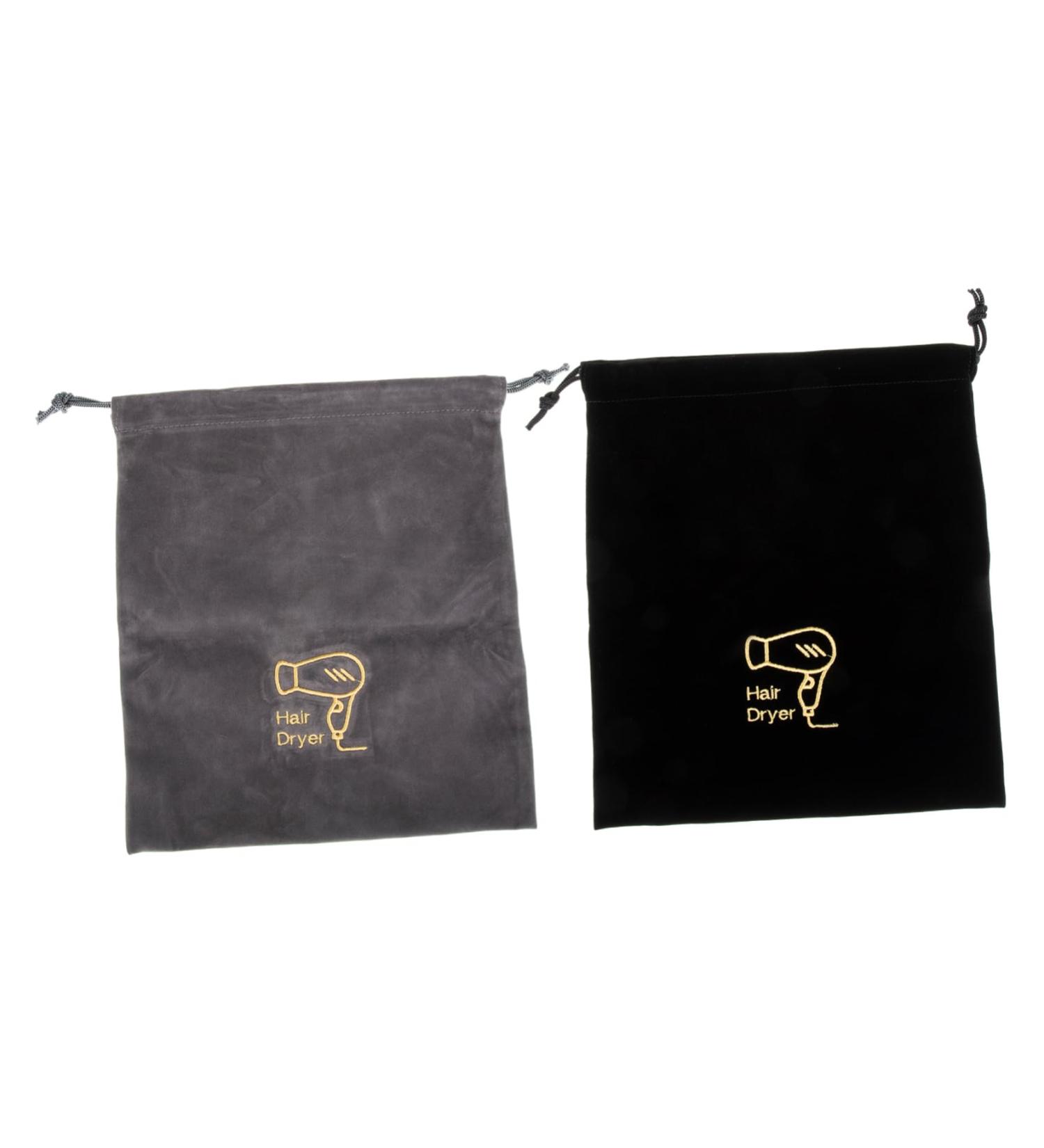 POPETPOP 2pcs Hair Dryer Bag Makeup Tools Hair Dryer Drawstring Bag Hairdryer Storage Bag Iron Travel Set - Buy Online on GoSupps.com