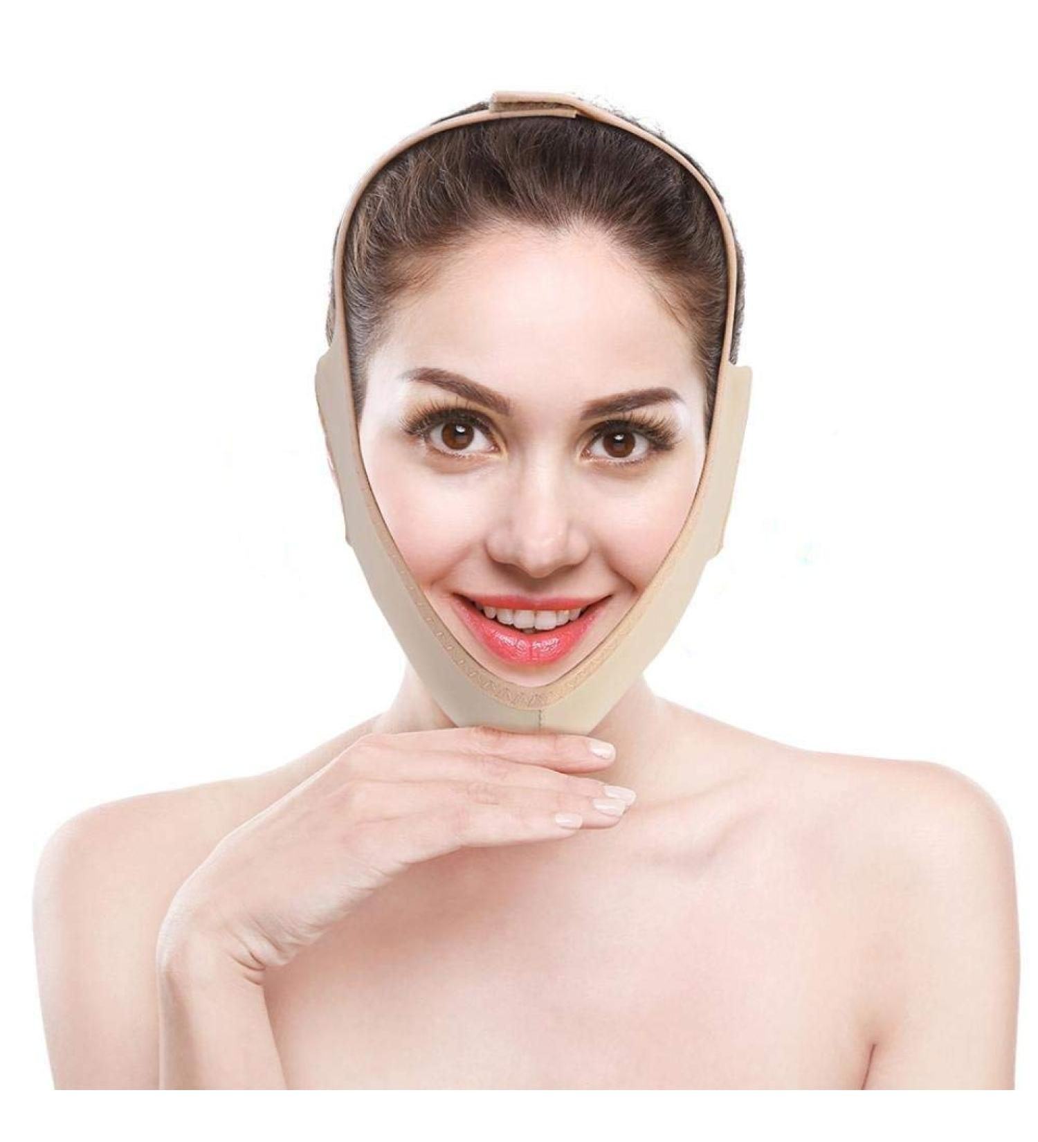 Face Lift Bandage for Facial Slimming & Anti-Wrinkle | Skin Firming Facial Mask (M) - International Shipping Available - Buy Online on GoSupps.com